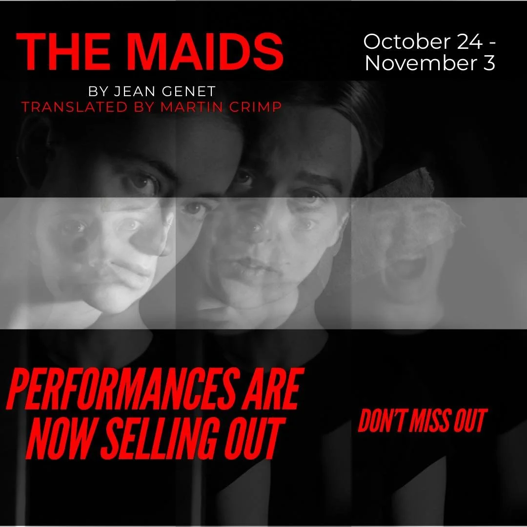 OPENING NIGHT OF THE MAIDS IS NOW SOLD OUT!

Seating is EXTREMELY limited. Get your tickets today! 

Link 🔗 to tickets 🎟️ is in our profile 🥲

Photos by @kyletobiasson / @poppyrosemedia 

Graphic by @jdtkaczyk 🔥