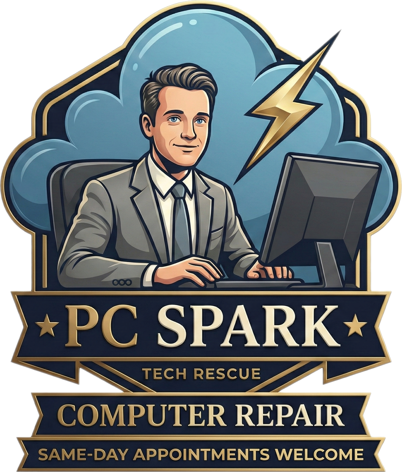PC Spark Bremerton Logo