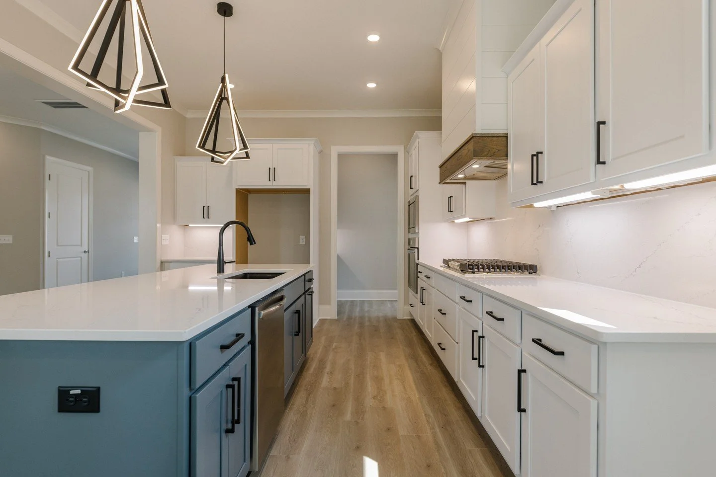 We&rsquo;re feeling anything but blue this spring. 💙

From the statement kitchen island to the butler&rsquo;s pantry and fireplace, these thoughtful pops of blue bring a calming energy to the heart of the home. This shade of blue is light and airy, 