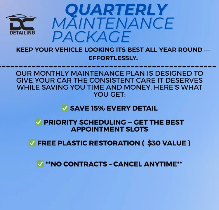 quarterly maintenance package