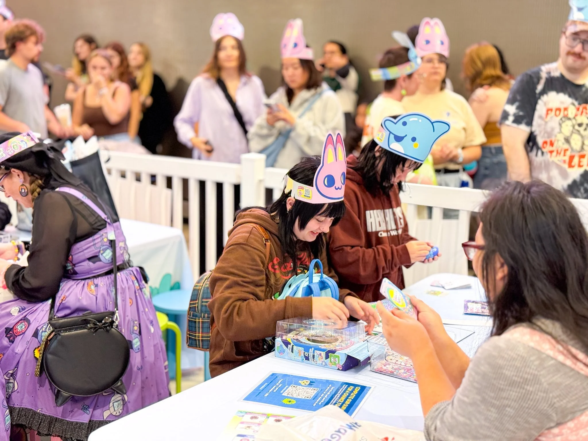 Fans at the Customization Station at Mall of America for Tamagotchi's Road Trip 2025