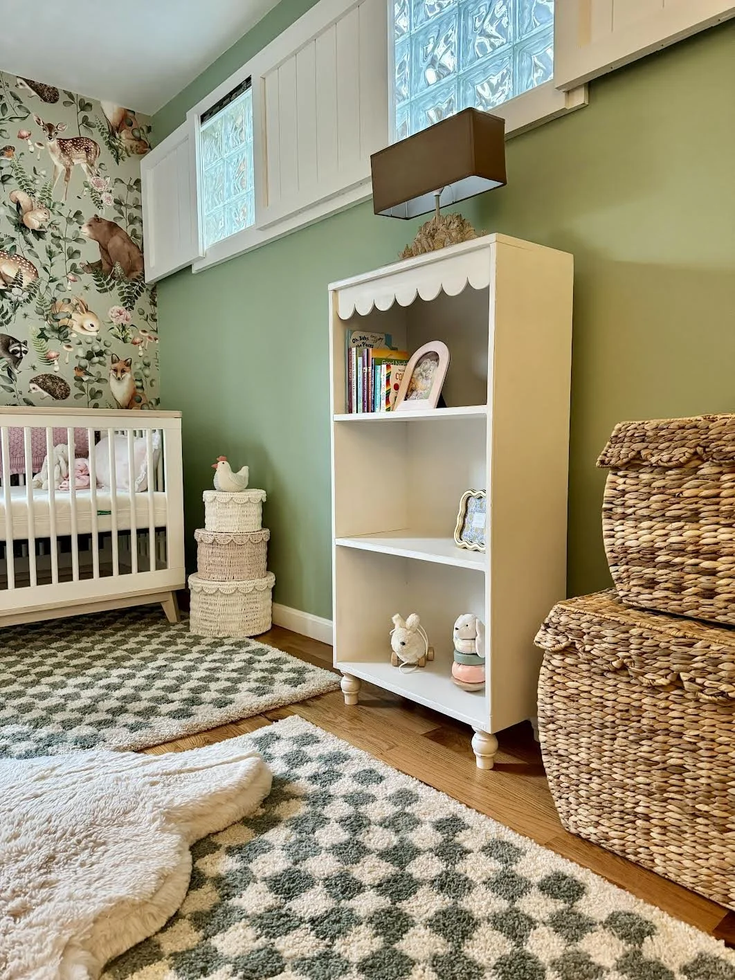 modern boho living room