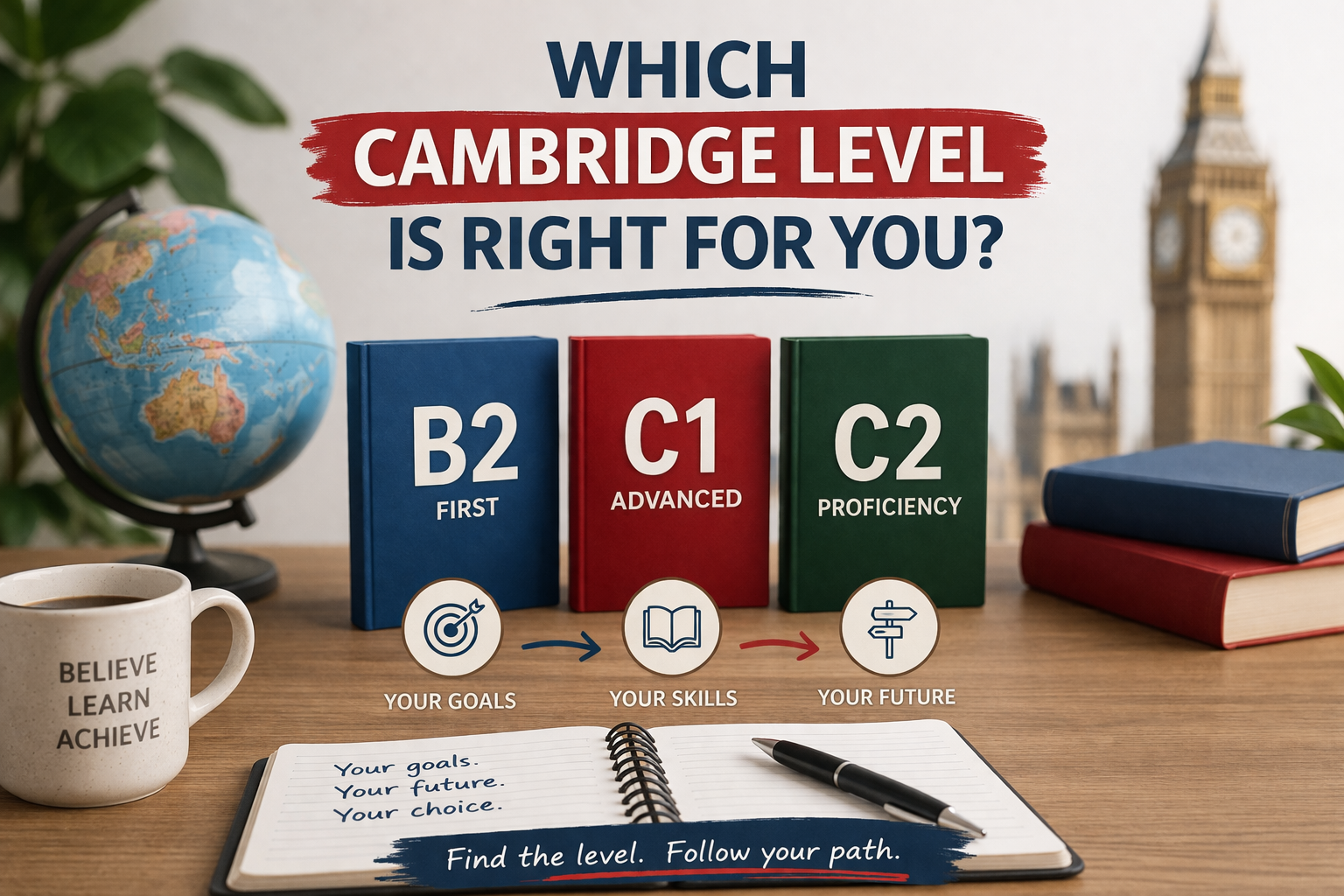 Which Cambridge Exam Should You Take? B2, C1, or C2?