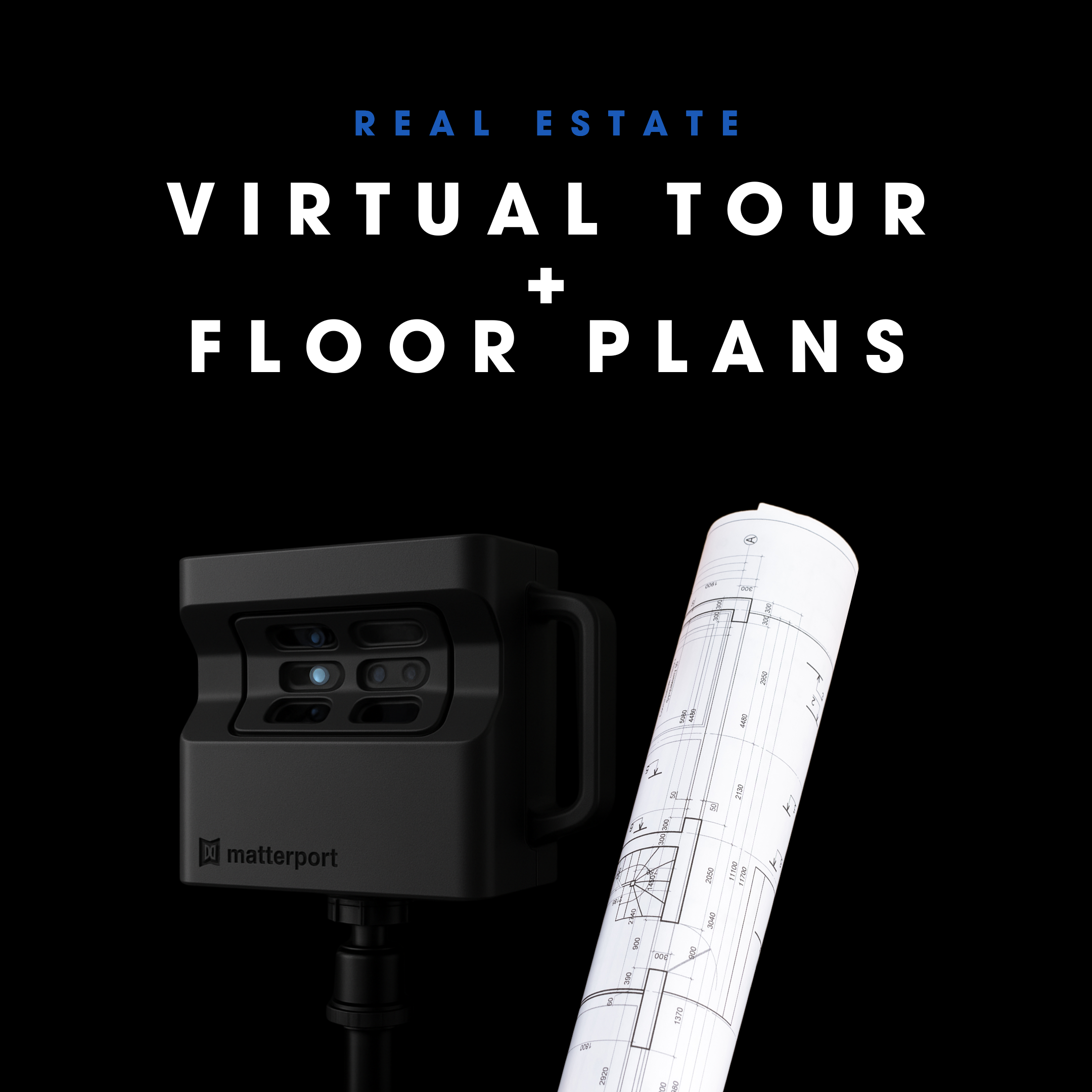 MATTERPORT VIRTUAL TOUR + FLOOR PLANS COMBO
