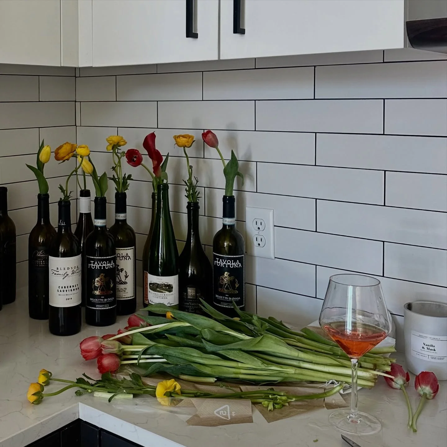 Trader Joe&rsquo;s spring florals against the world