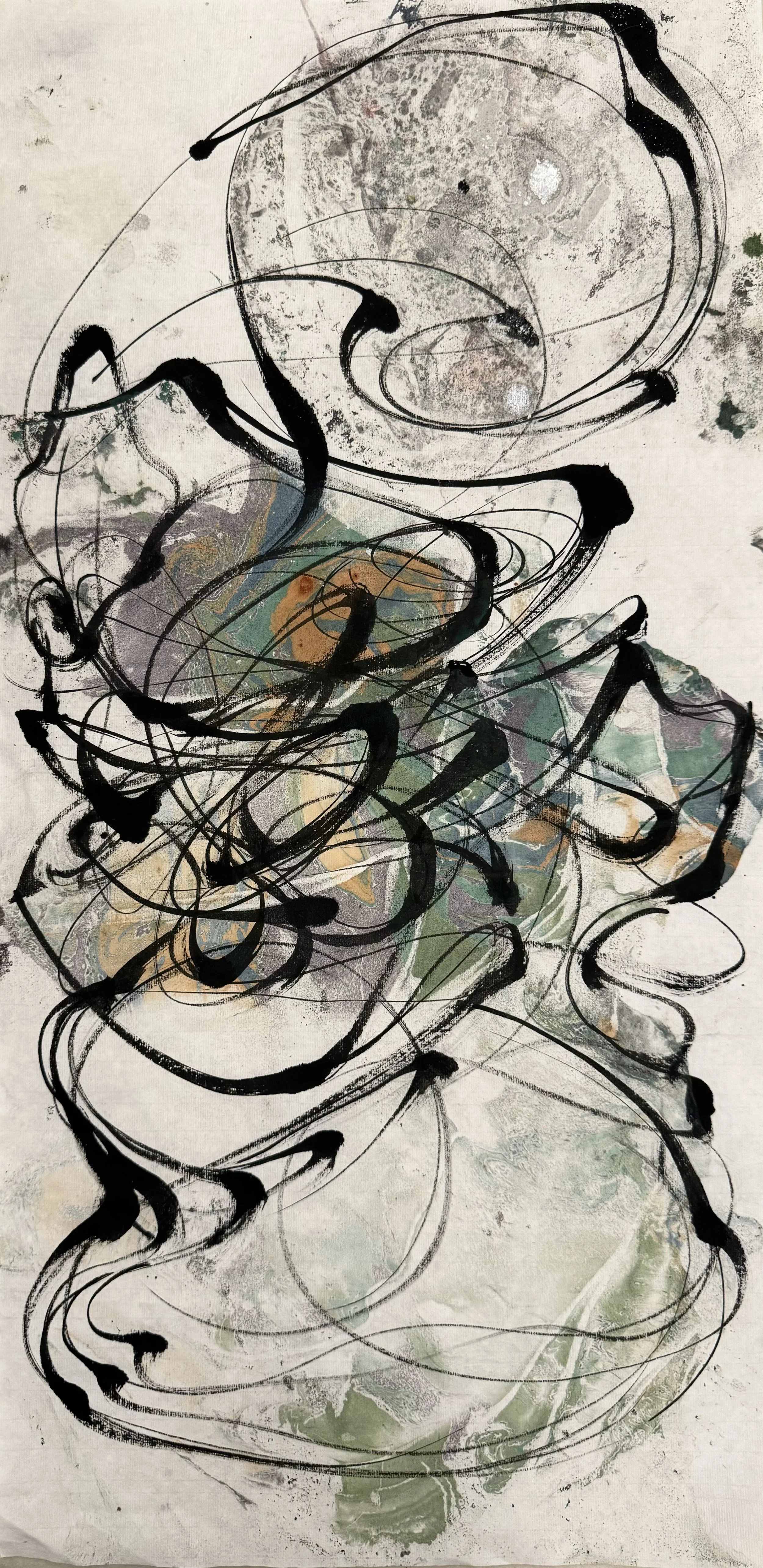 ON THE TILES
Mix-Media on paper
34cm*68cm