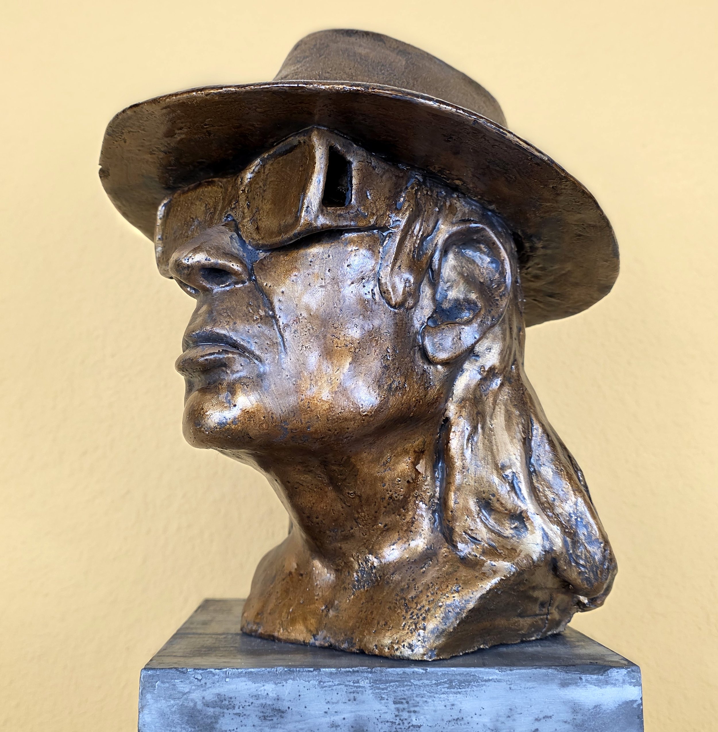 Udo Lindenberg, Ton, Bronzepatina, 2026