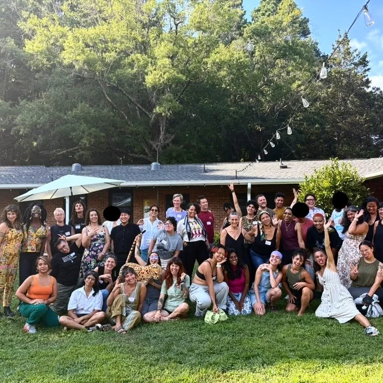 We just hosted the first of two weekends of our Embodied Leadership program (SEEL 🦭) with 40 organizers and practitioners gathering to skill up in coordination, conflict, connection, resilience, boundaries, and vision. We explored how we react to pr