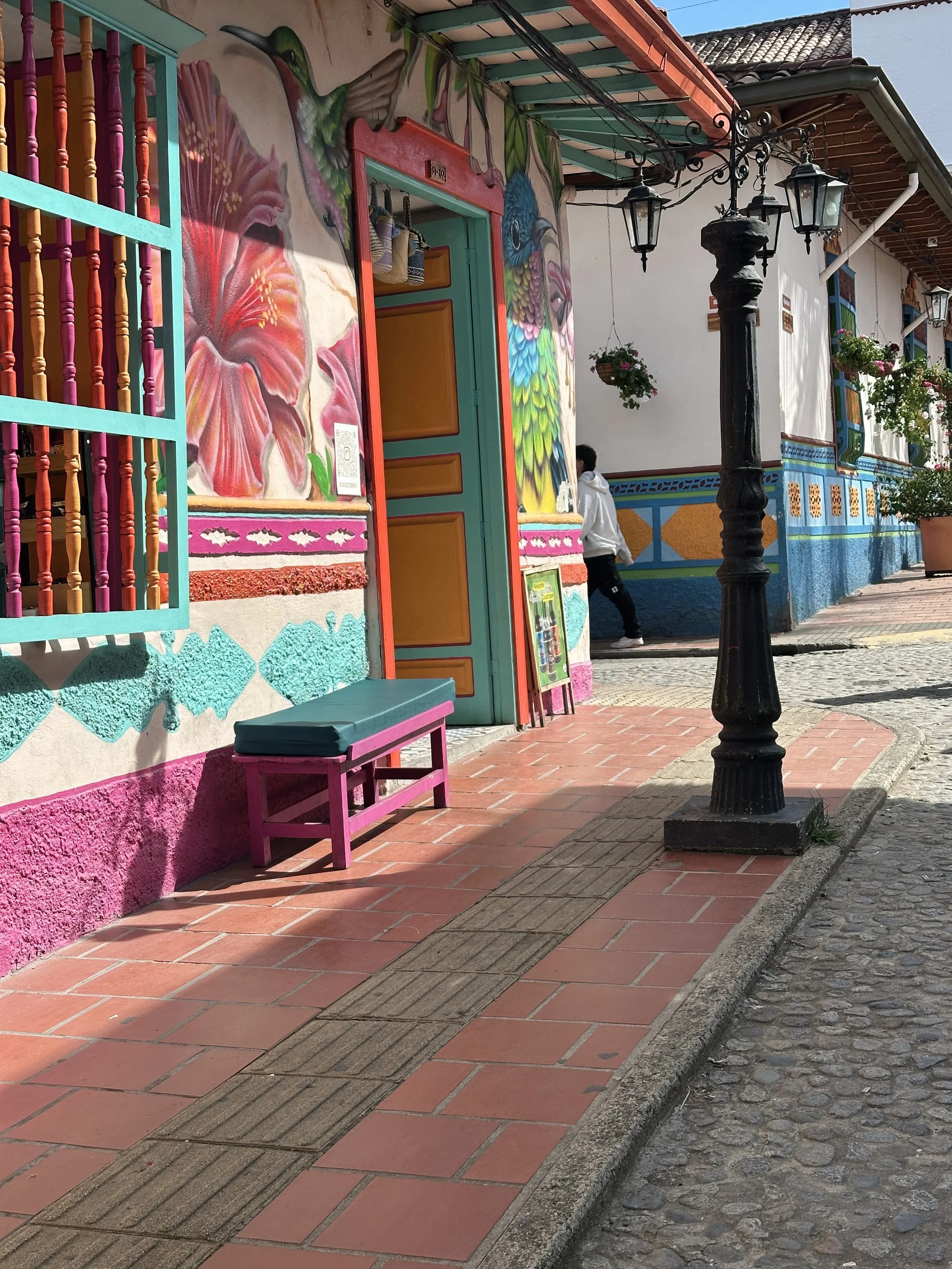 La Piedra del Peñol og byen Guatapé, Antioquia, Colombia
