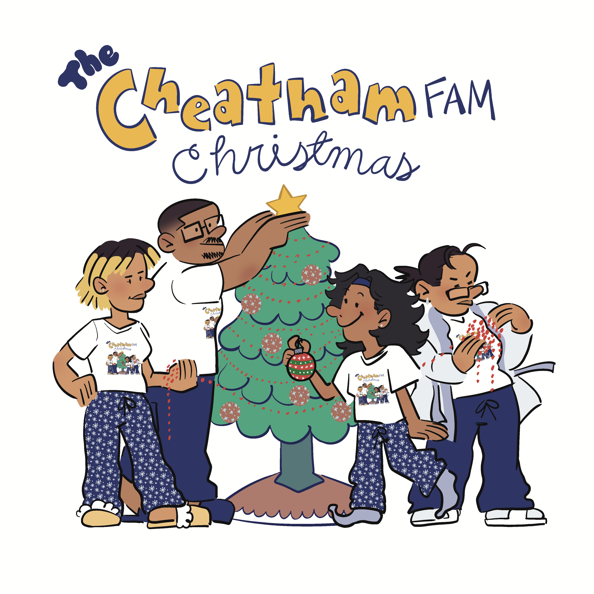 The Cheatham Family Christmas | T-shirt Design