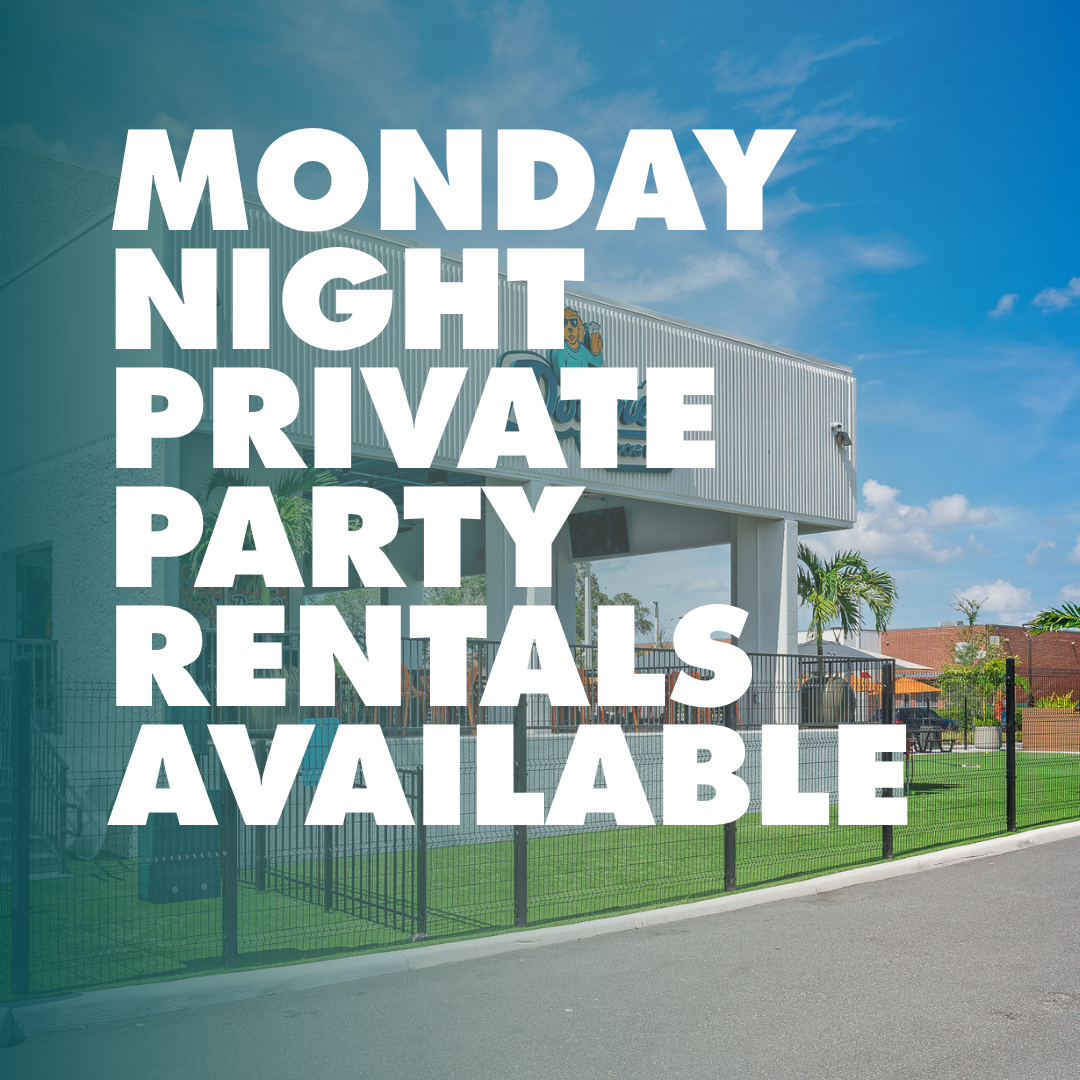 Private Parties Only - Bar Closed to the Public