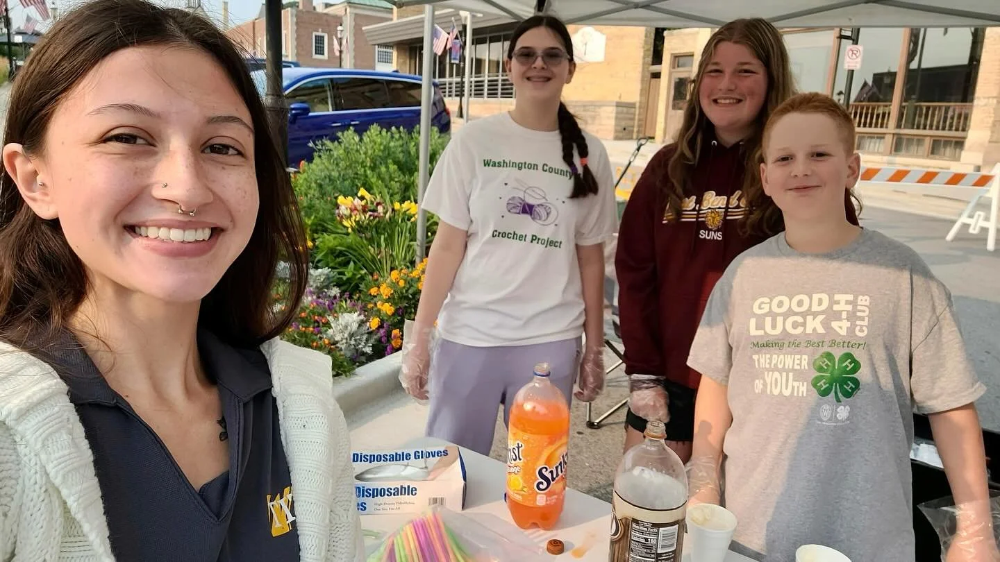Come on down to the West Bend Farmers Market today until 11! Good Luck 4-H is giving out free root beer floats, and we are shooting a video of all the tattoos that come through the market! Visit us at the @ozaukeecountyfair this evening, I&rsquo;ll b