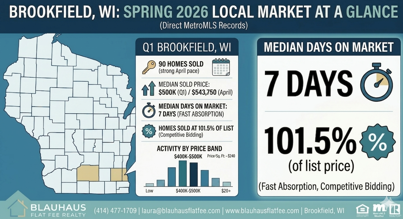 Brookfield WI Housing Market 2026: What Home Sellers Need to Know This Spring