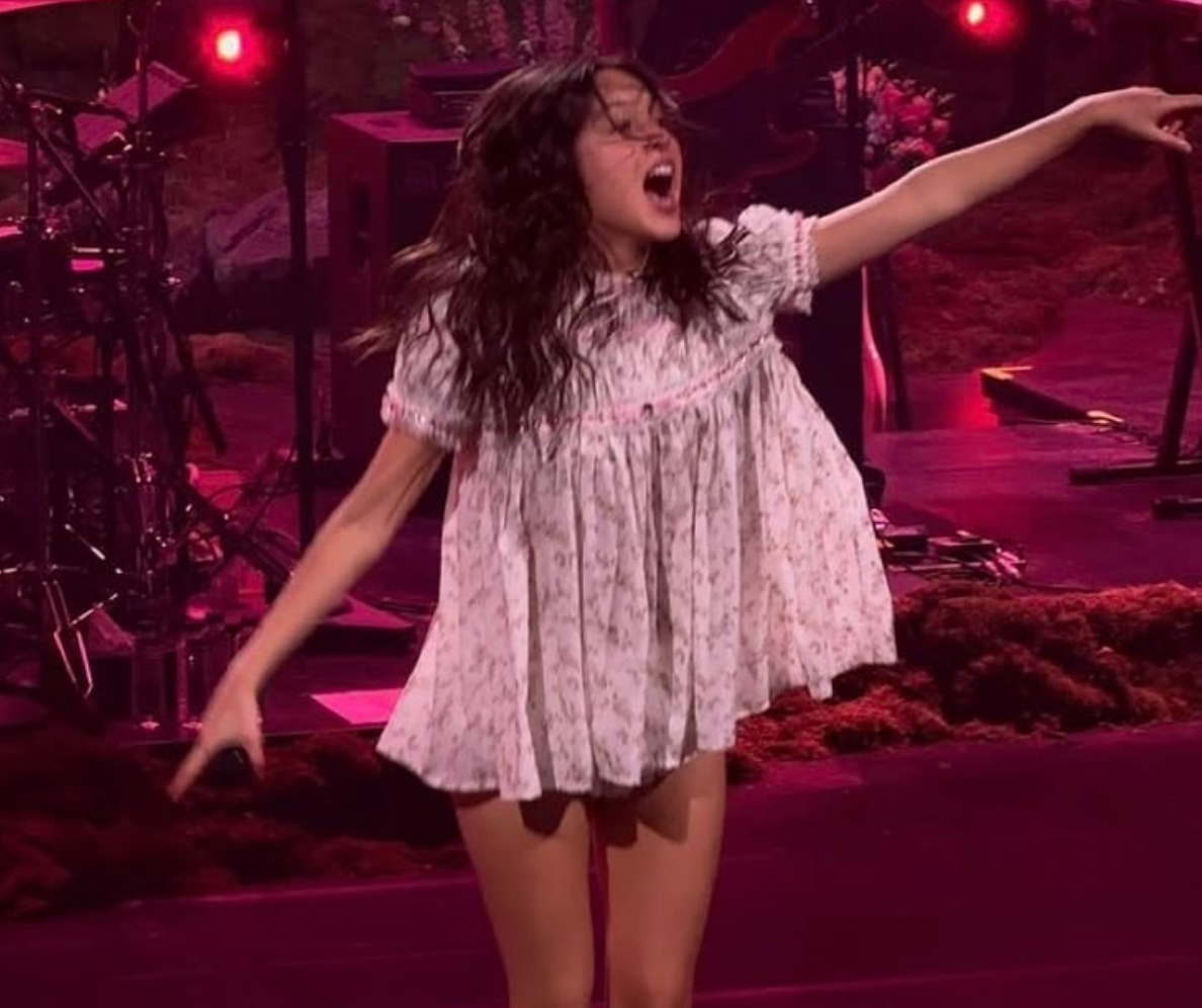 Olivia Rodrigo Carries the Torch in a Babydoll Dress