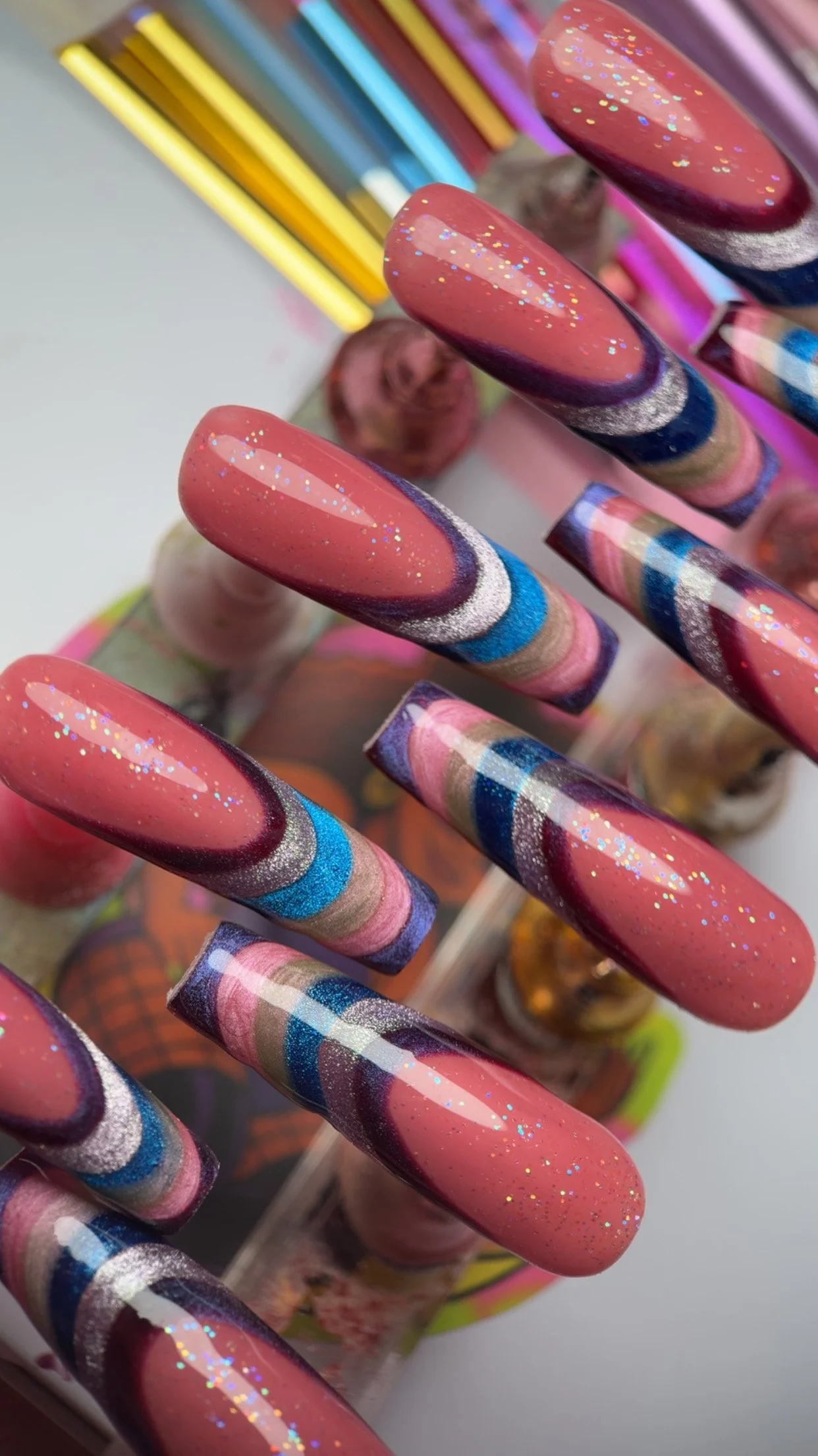 Calico | Ready-to-Ship Nail Set