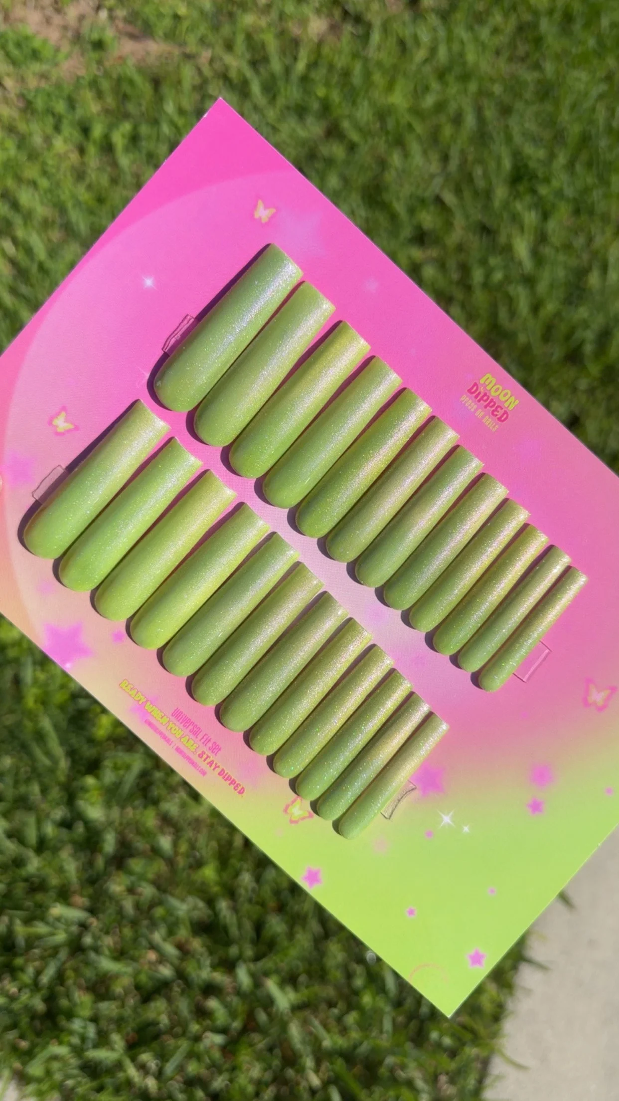 Lime Afterglow | Universal Fit Press-On Nail Kit