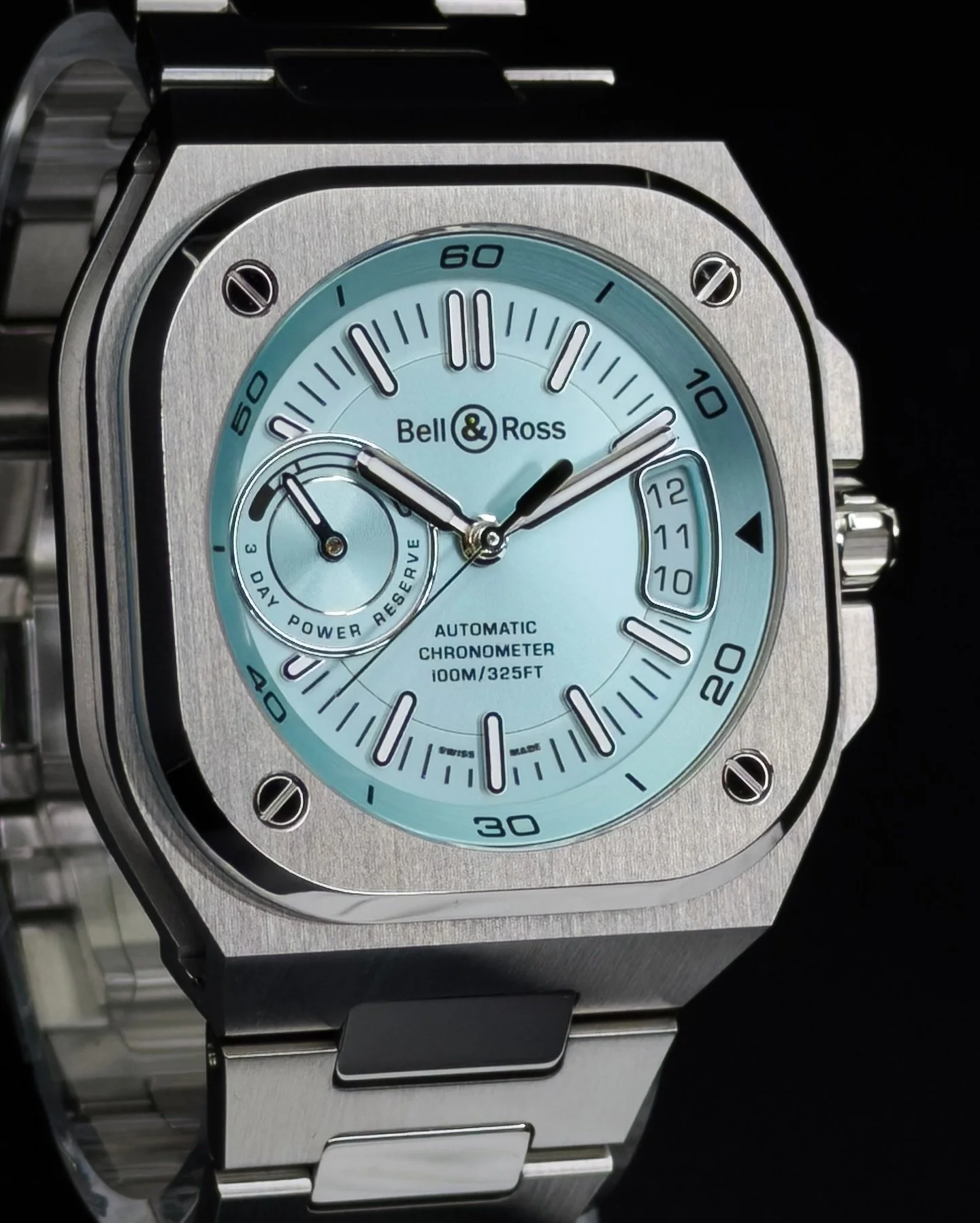 Bell &amp; Ross BR‑X5 Ice Blue Steel 41mm BRX5R‑IB‑ST/SST