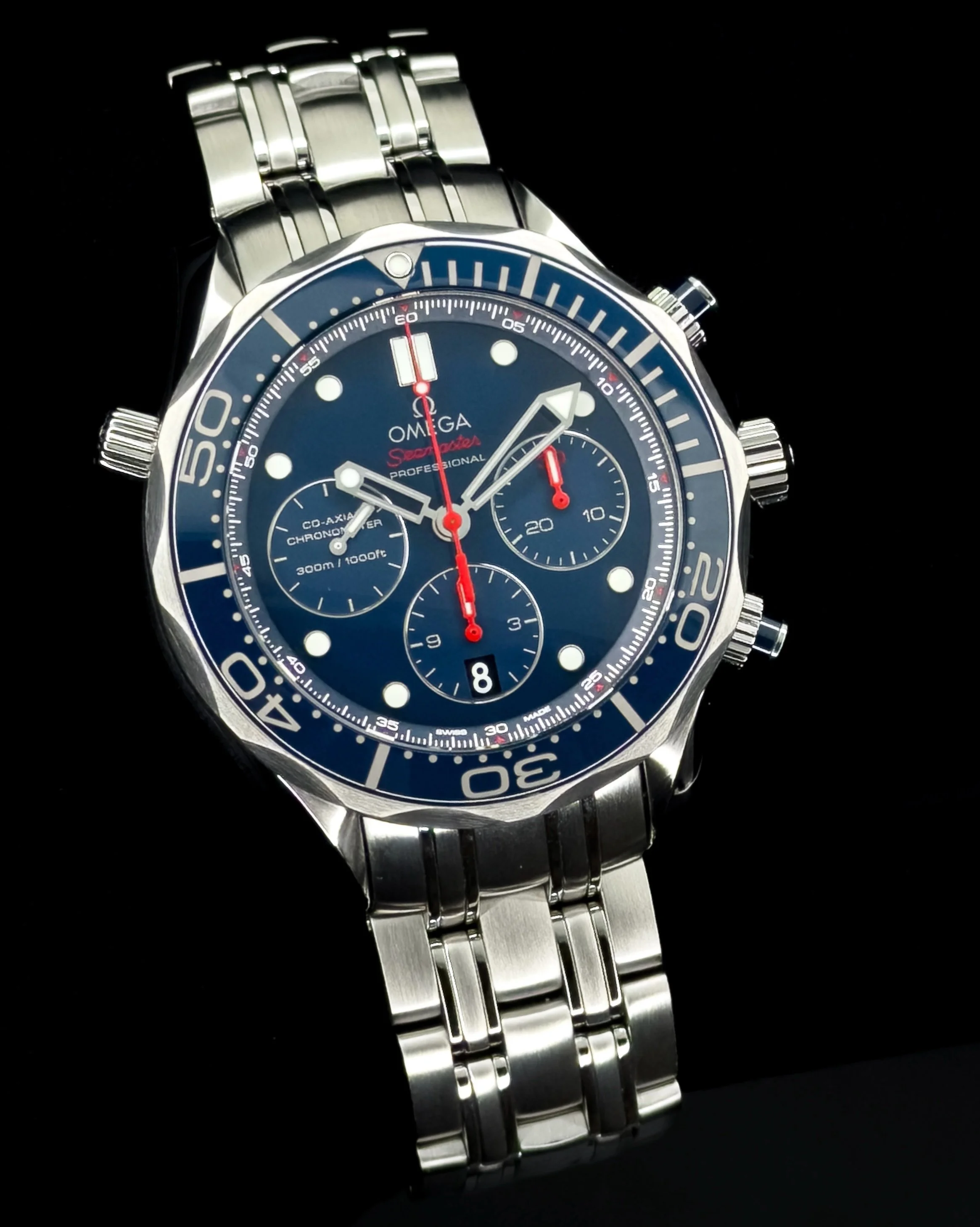 Omega Seamaster Diver 300 M Chronograph 44mm Blue Dial 212.30.44.50.03.001

DM us to inquire or request a specific reference