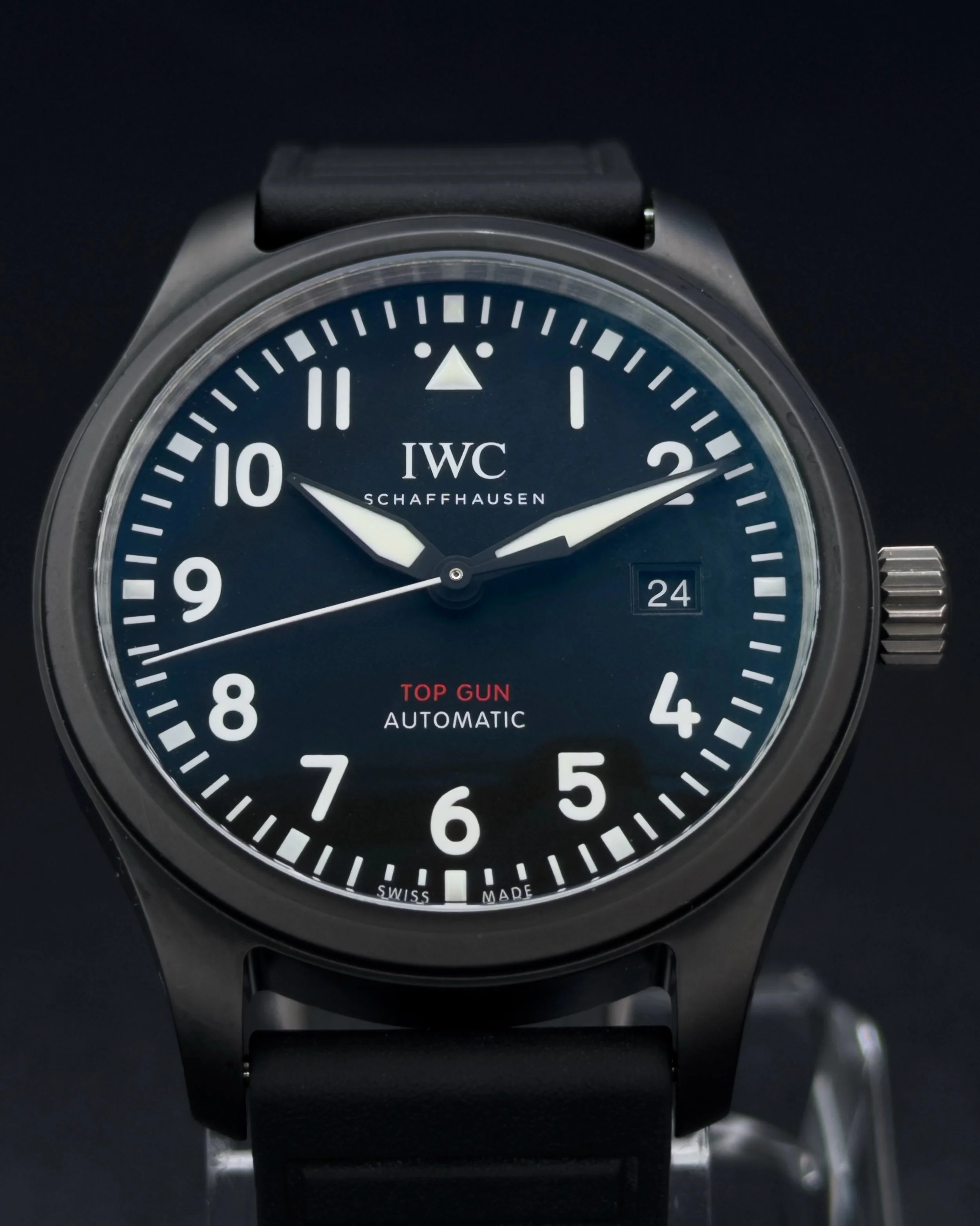 IWC Pilot&rsquo;s Watch Automatic TOP GUN IW326906

A tactical, lightweight pilot&rsquo;s watch with military‑grade materials and modern in‑house performance.

DM us to inquire or request a specific reference.