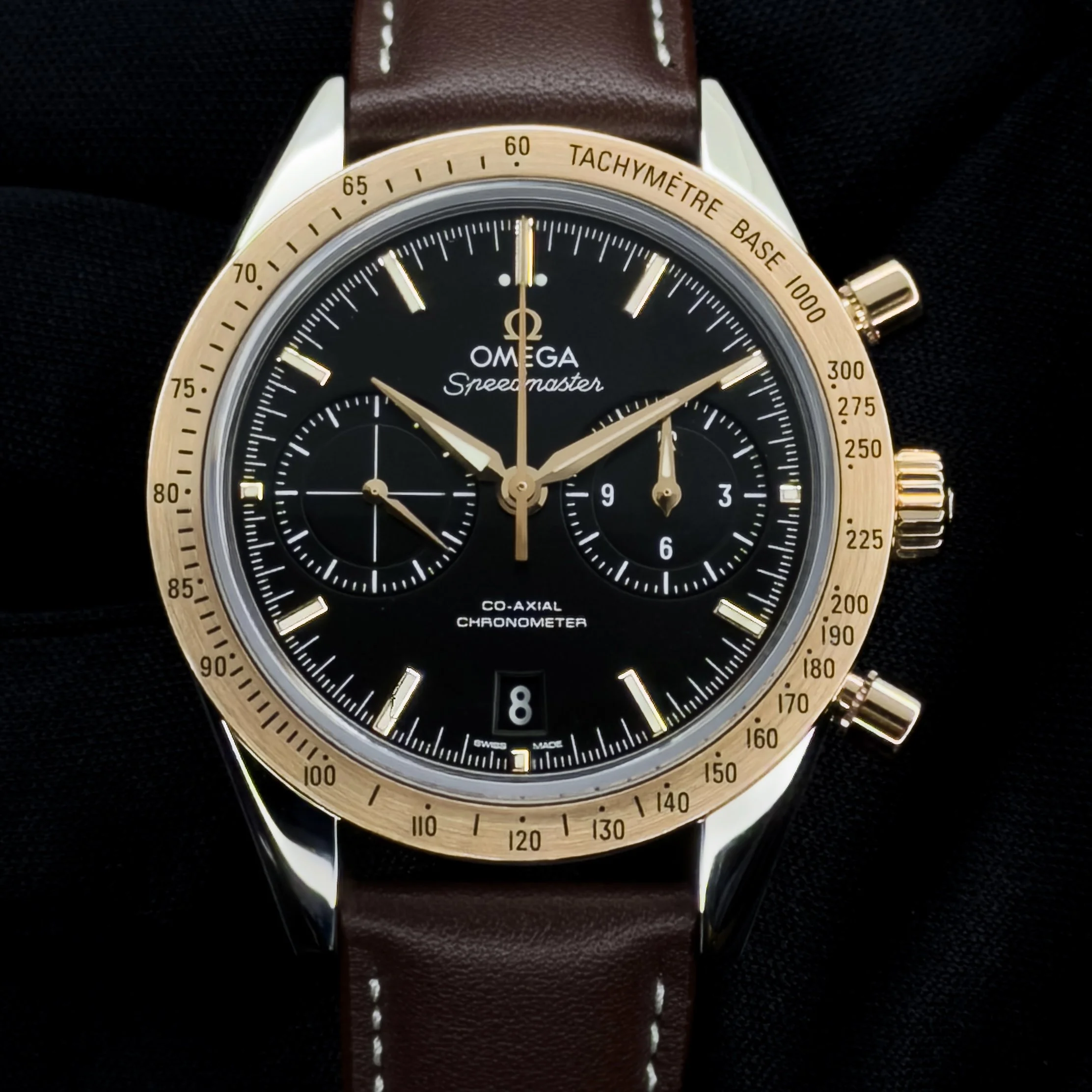 Omega Speedmaster ’57 Co-Axial Chronograph Sedna Gold Two‑Tone 41.5mm 331.22.42.51.01.001
