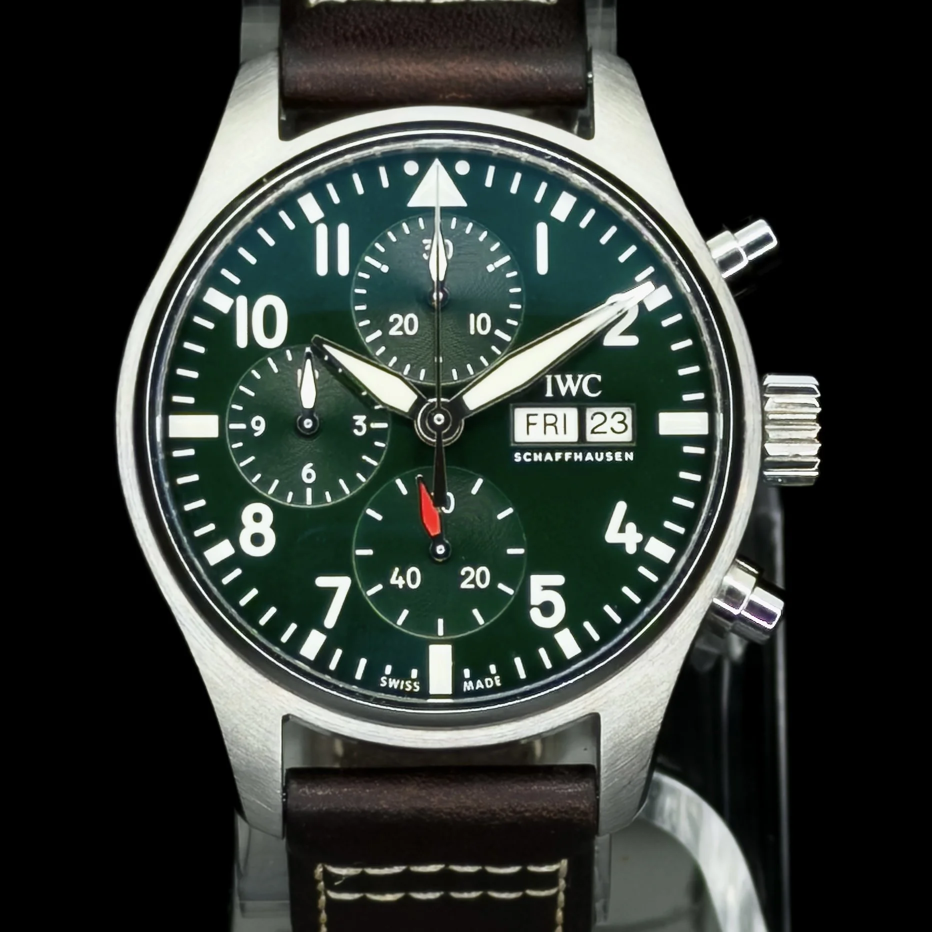 IWC Pilot’s Watch Chronograph 41 Green Dial IW388103