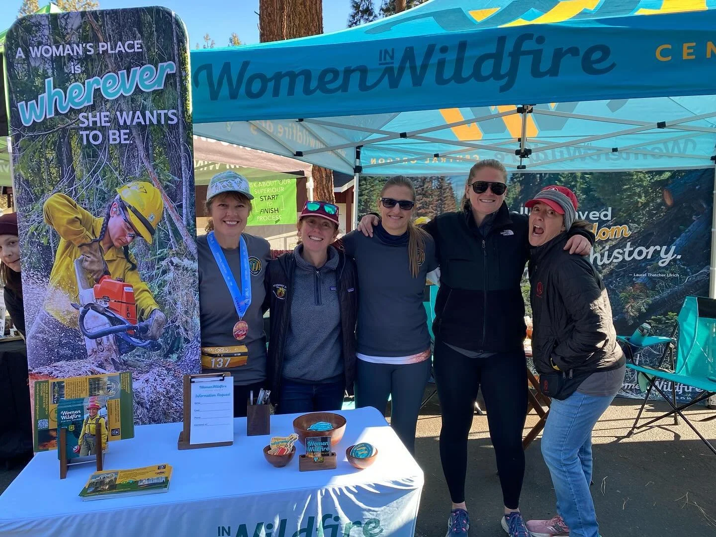 Women in Wildfire, Central Oregon Chapter at the Happy Girls Sisters Race!