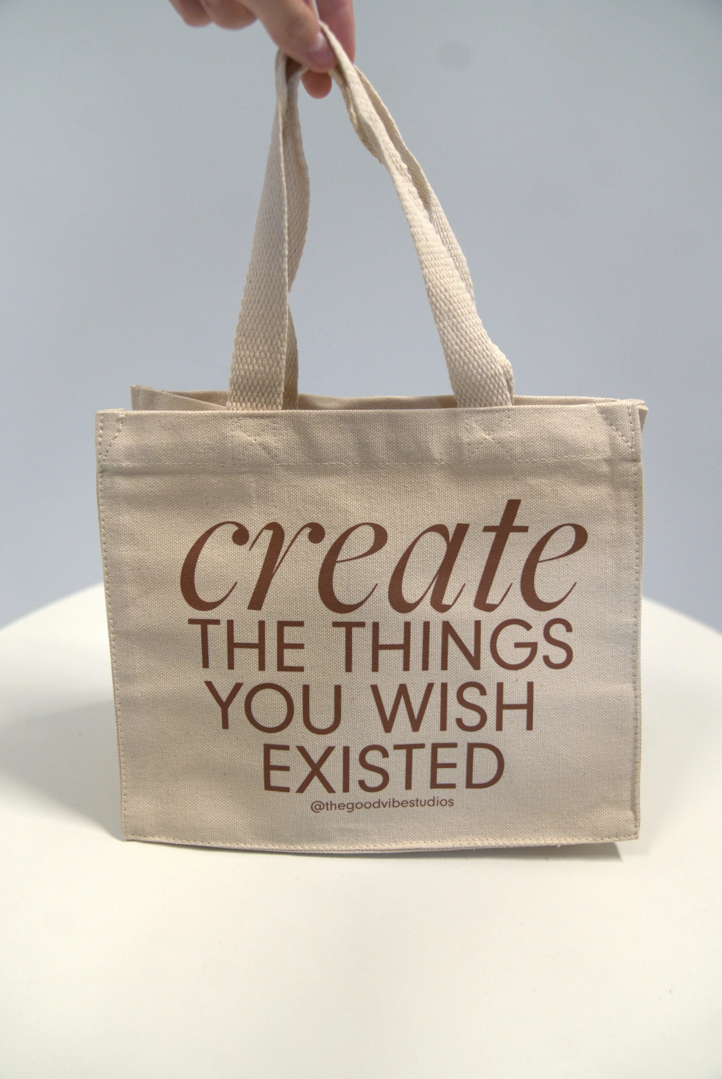 Create the Things You Wish Existed Mini Tote Bag