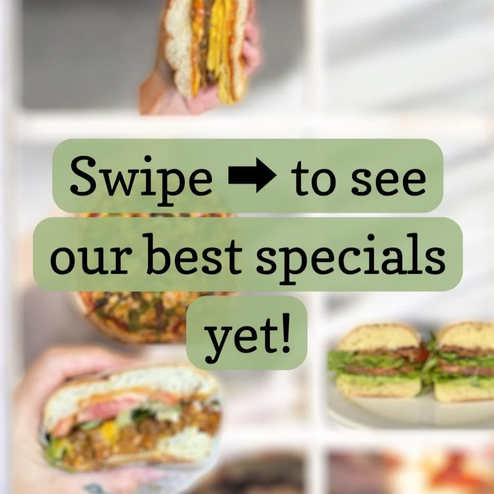 🔥 NEW SPECIALS JUST DROPPED AT SIMPLY GREEN 🔥

Everything we make is 100% vegan, and 100% made with love! 🌱💚

🥯 Vegan Sausage, Egg &amp; Cheese
House-made sausage that tastes just like the real thing, melty cheese, Just Egg, and our signature ho