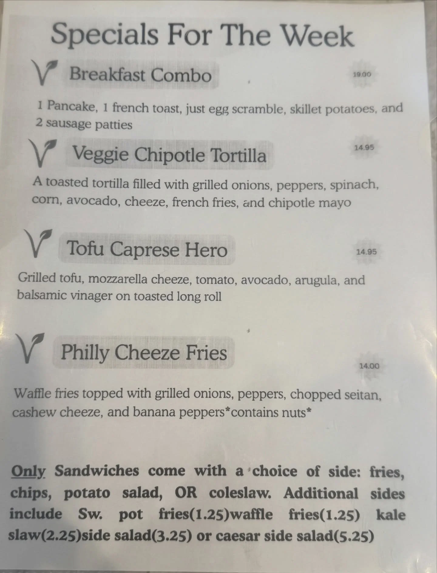 We are closed tomorrow Sunday 4/5, but we are open regular hours today 8am-9 pm so come in and get your meals and treats! 🤤#vegan #ramseynj #plantbasedfood #veganinnj #veganholiday