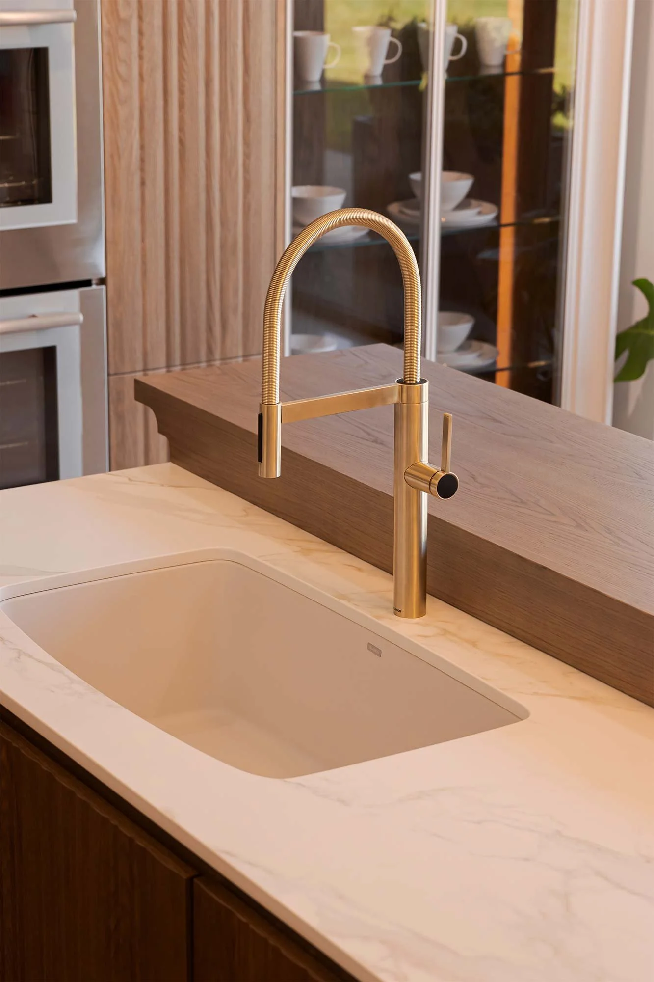 Cosention Dekton countertop, Blanco faucet
