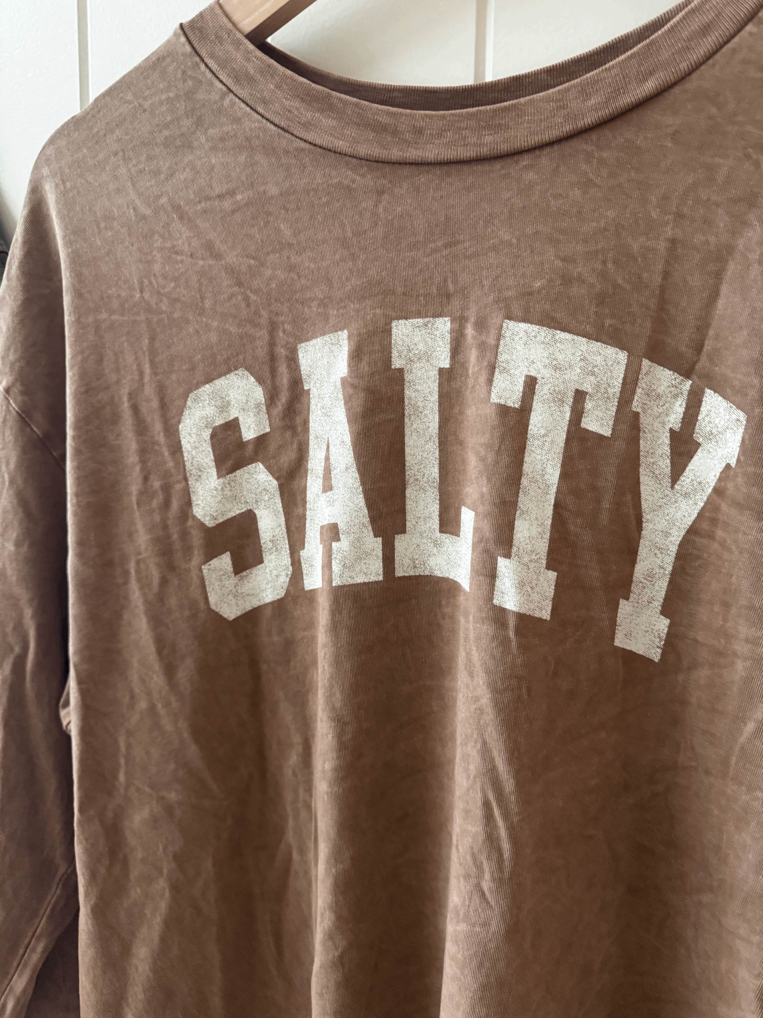Salty Mineral Washed Long Sleeve