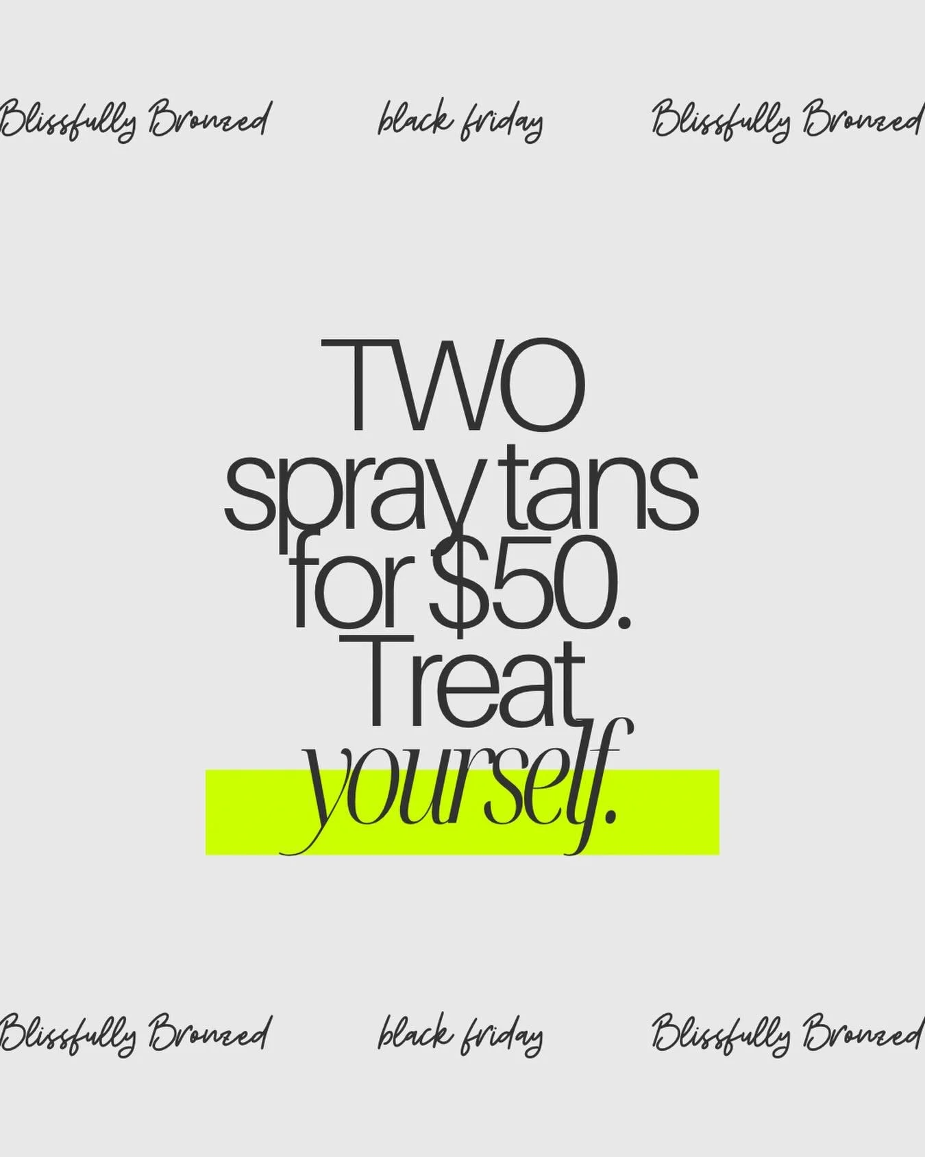 If you don&rsquo;t grab this glow deal? That&rsquo;s between you and your therapist. 

Link is in bio.🖤

#BlissfullyBronzed #BlackFridayGlow