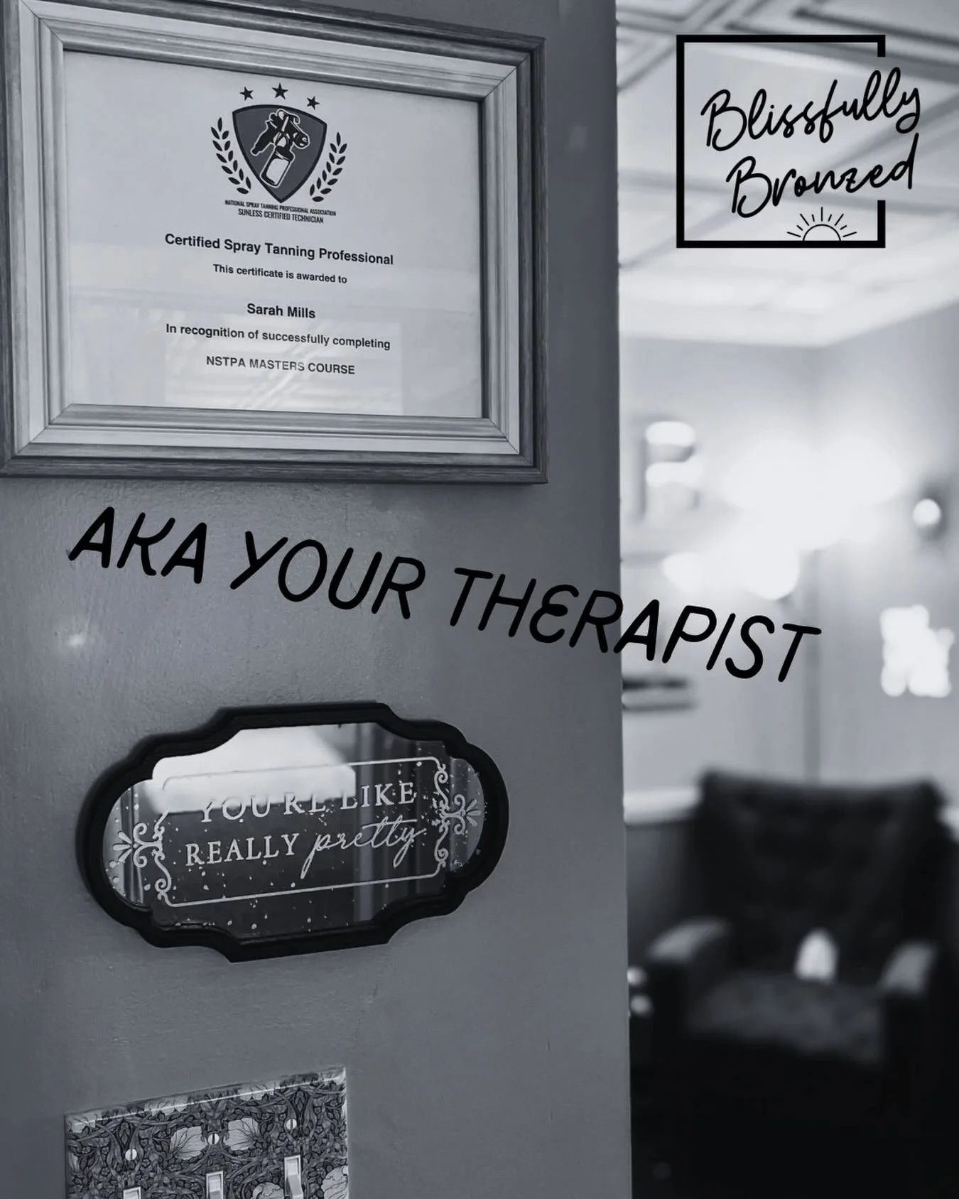 Some days it&rsquo;s less about the tan and more about being heard. Today was just another nice reminder of why I love to do what I do!

#BlissfullyBronzed #baltimorespraytan