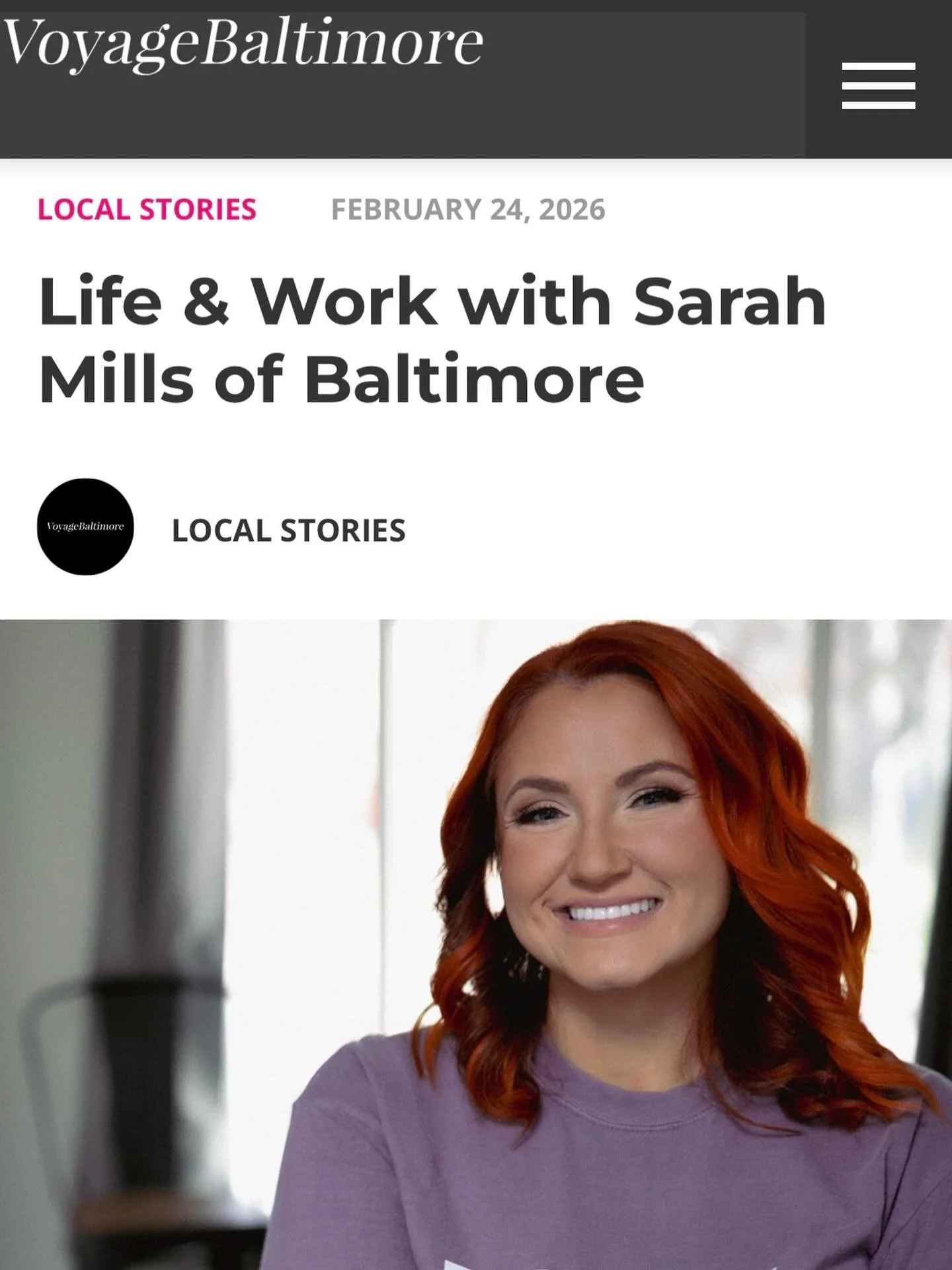 Blissfully Bronzed was born in a season where I was learning who I was beyond motherhood&hellip; and somehow it turned into a business built on helping others feel confident in their own skin.

So grateful to Voyage Baltimore for sharing my story - a