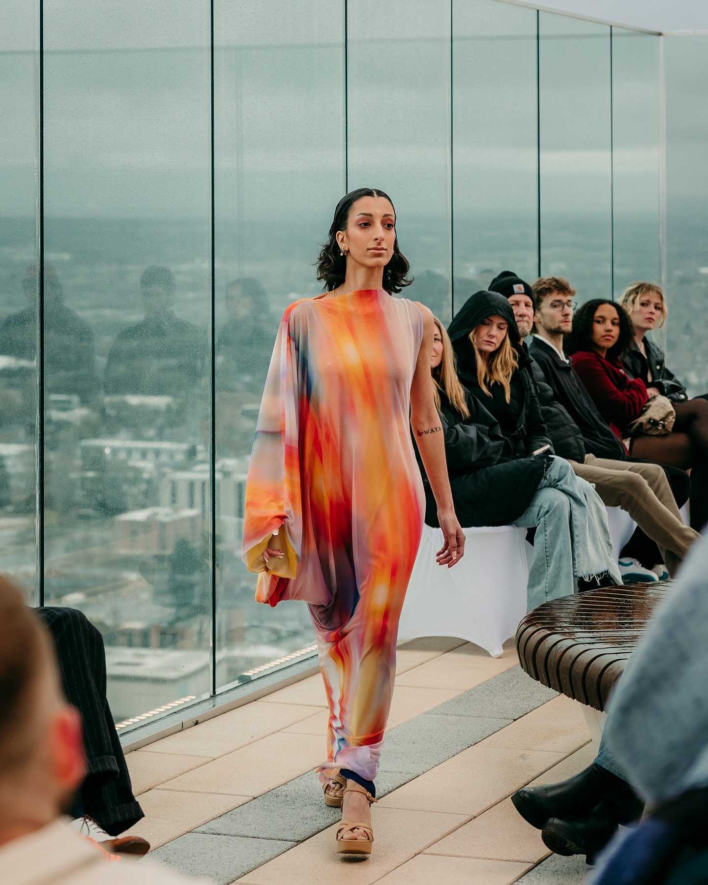 It&rsquo;s not lonely at the top&hellip;. Just a little chilly 

Another amazing show by @alleywaysamplified this view at the top with all these amazing designs and creatives was AMAZING! It was a spring day in Utah so it was gloomy and cold haha but
