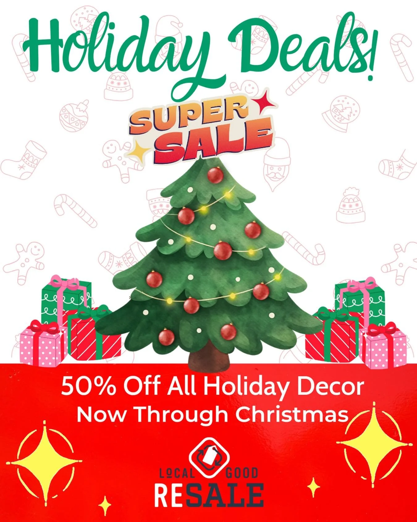 🎄 Shop our wonderful holiday selections, ALL at 50% off NOW THROUGH CHRISTMAS! Don&rsquo;t miss out, as we celebrate this beautiful season! 

🩵 Shop, save, love local and do good. 

⏳Tue -Fri 10am-6pm and Sat 10am-5pm
📍2201 K Ave., Plano, Tx
🩵 lo