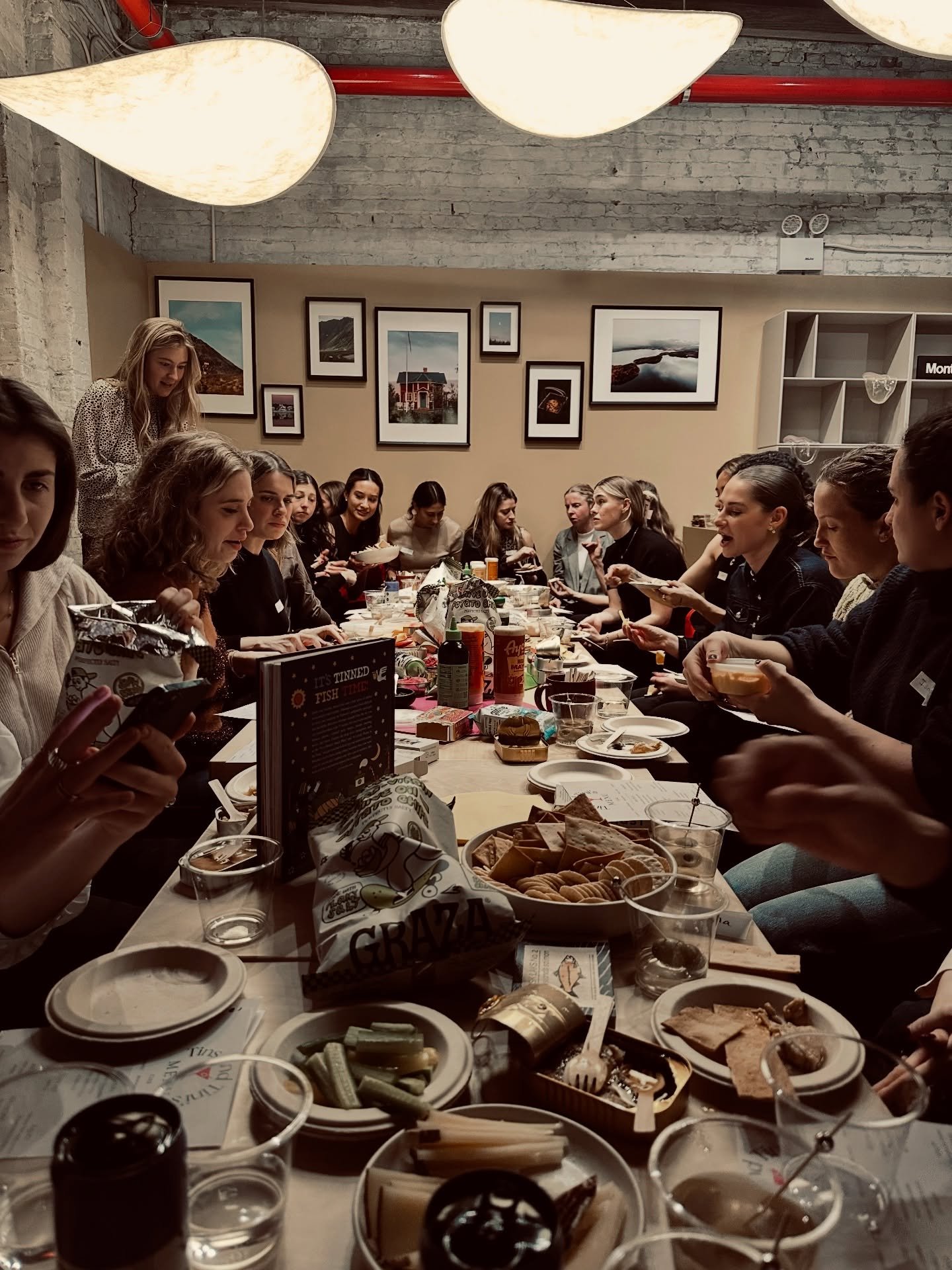 Shots from the Tinned Fish &amp; Tinis event we hosted w/@myca_collective - an incredible group of women in food &amp; bev - yes, it was freaking amazing 🤩

Thank you to all the people and brands who chipped in their time and products for the event!