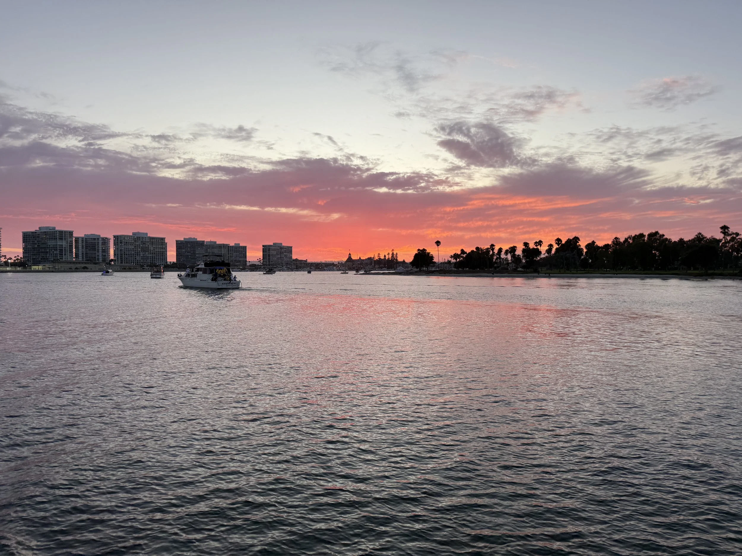 private yacht cruise under Coronado Bridge San Diego Bay
