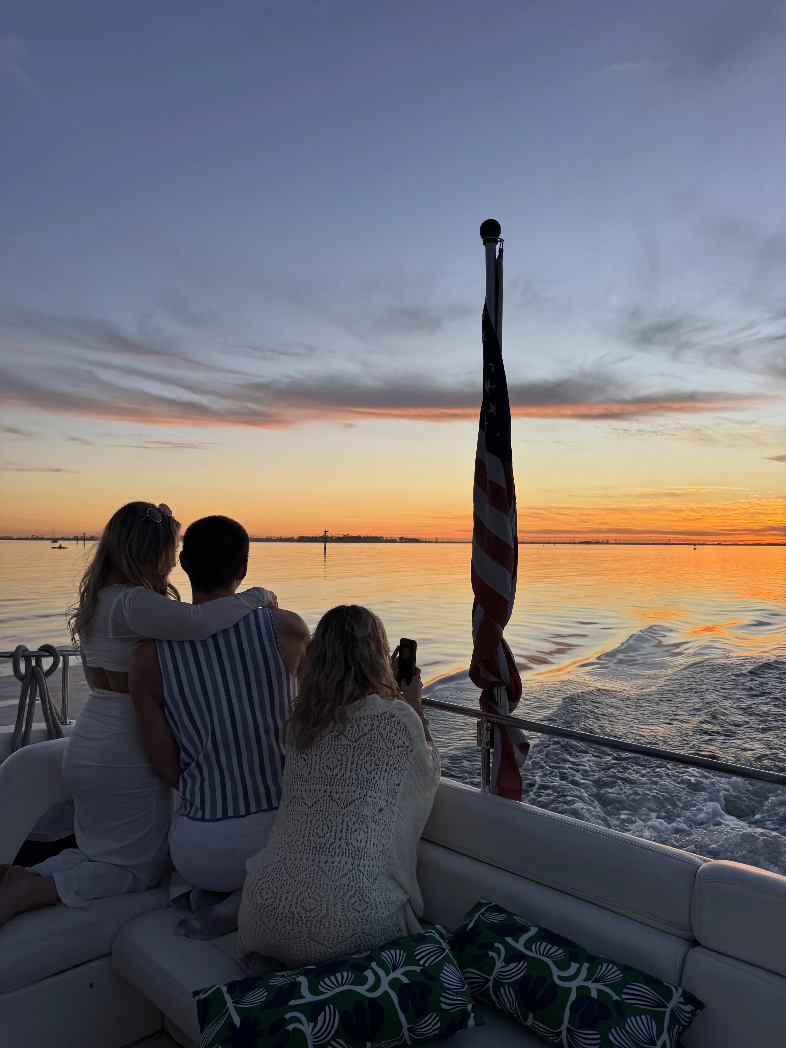 sunset cruise yacht charter San Diego Bay Gold Coast