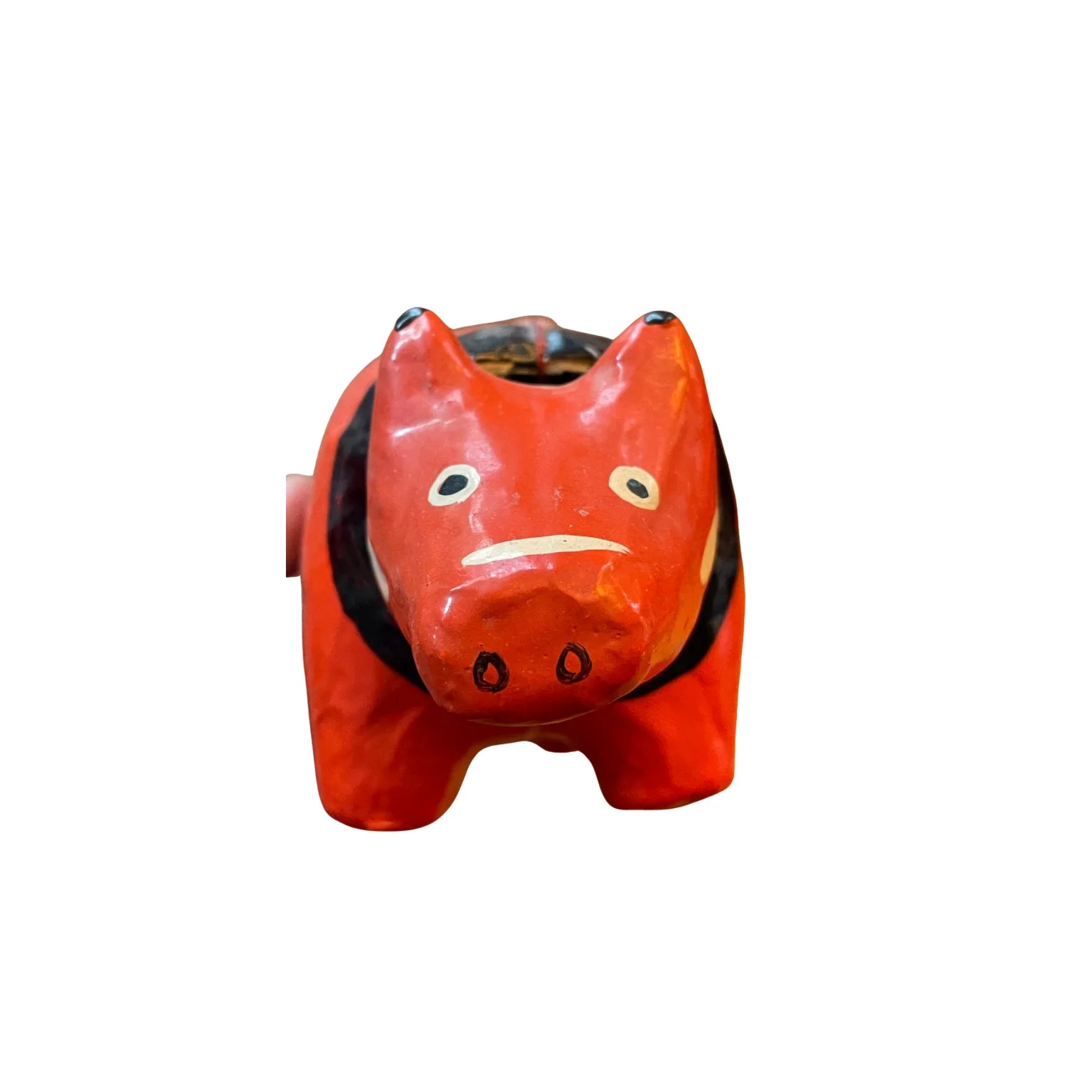 VINTAGE JAPANESE AKABEKO PAPER MÂCHÉ FIGURINE (AIZU REGION