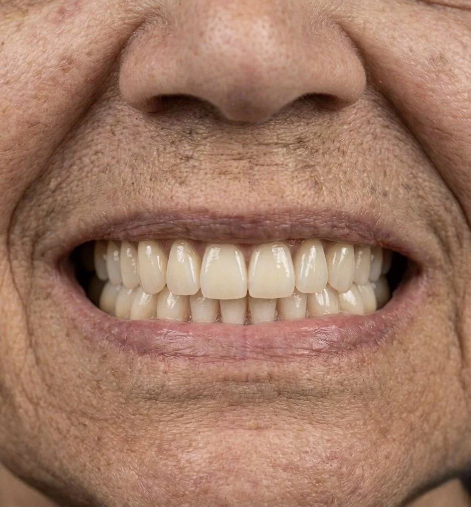 A returning patient for 50 years. An accurate, fully functional, denture. 