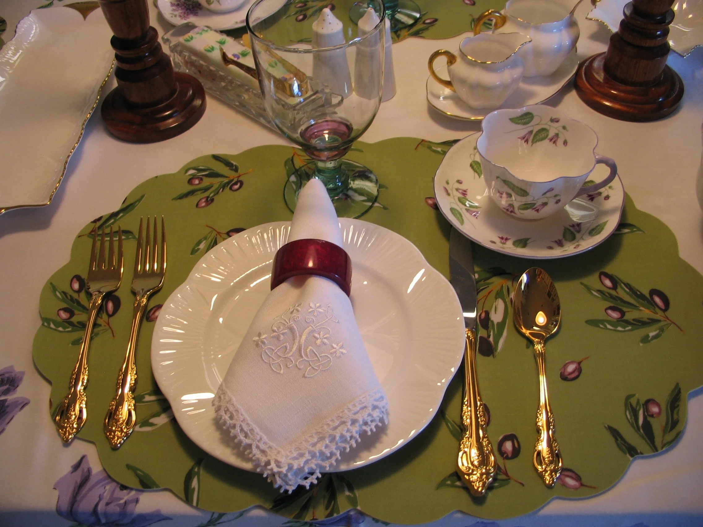 Mix and Match Lavendar Lilac Colorway. Shelley Violets Pattern #13821 cup and saucer