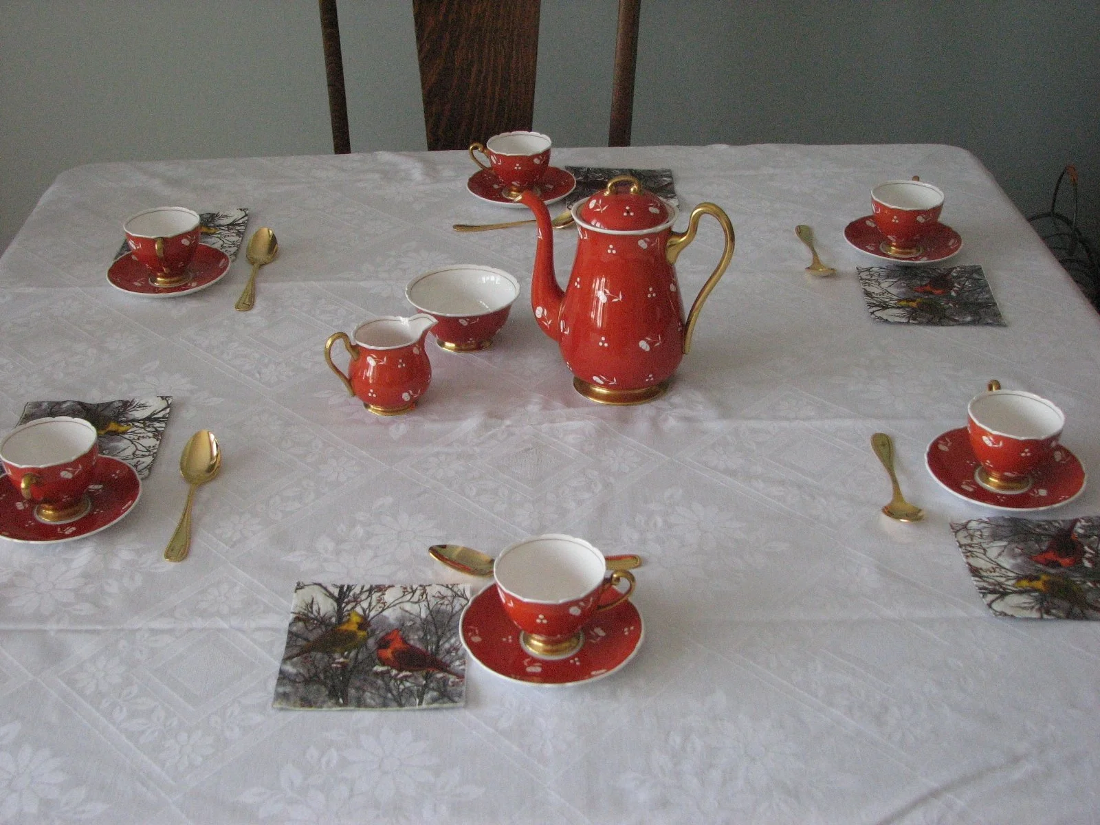 Sgraffito Coffee Set Pattern #13569/66, Ripon Shape