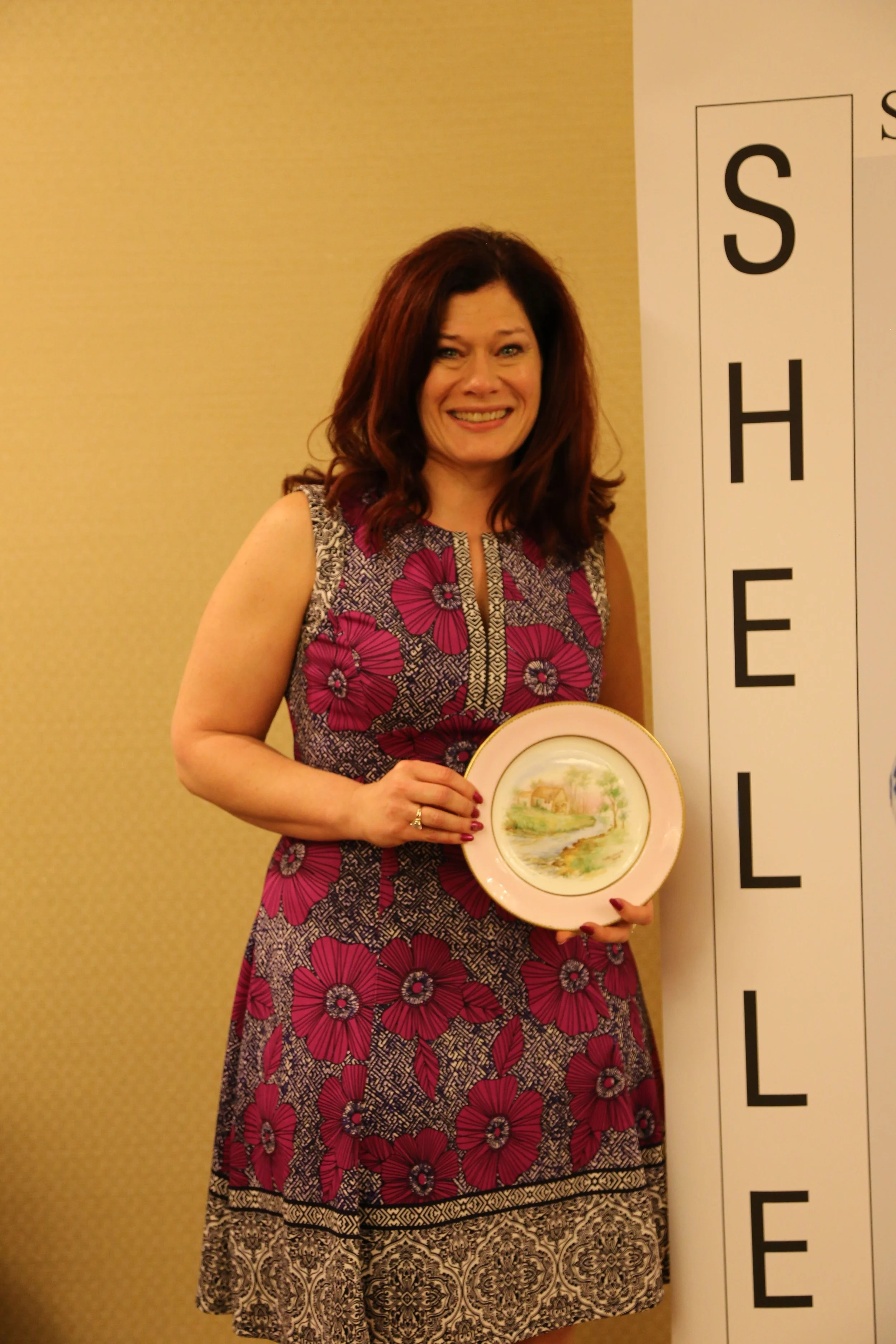 Roxanne with Ray Reynolds Plate1.jpg