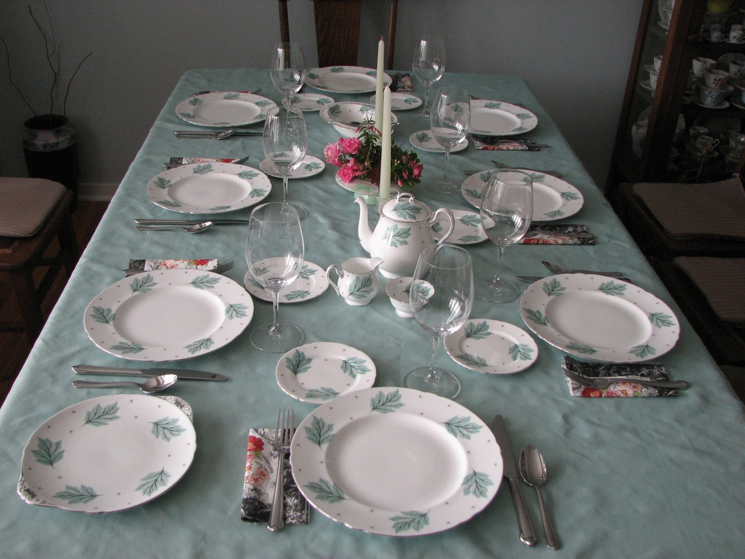 Shelley Drifting Leaves Pattern # 13848, Gainsborough shape