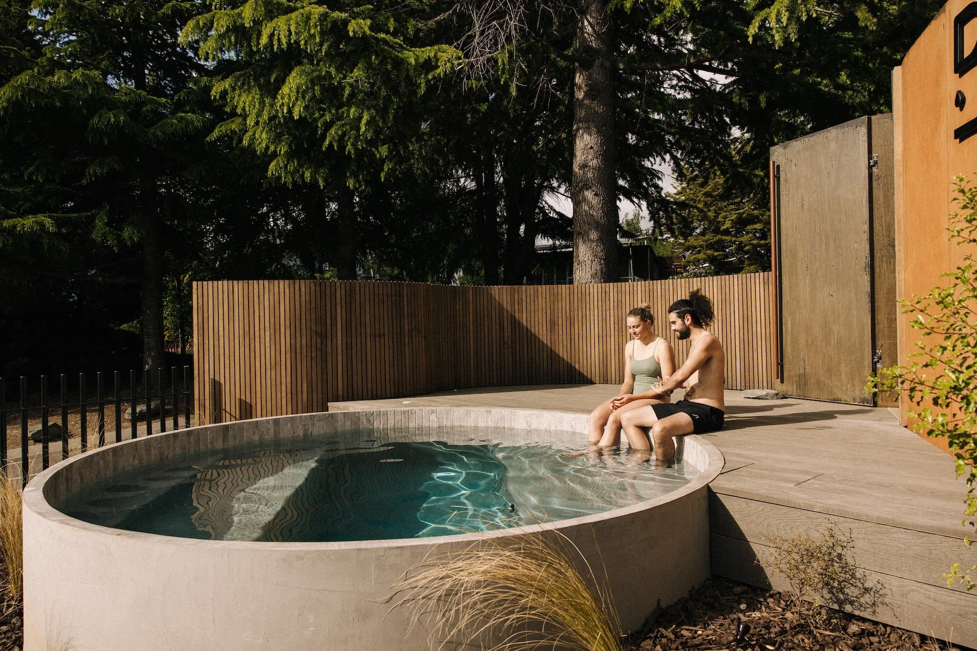 The Bathe Hot Pools Communal Pool Queenstown