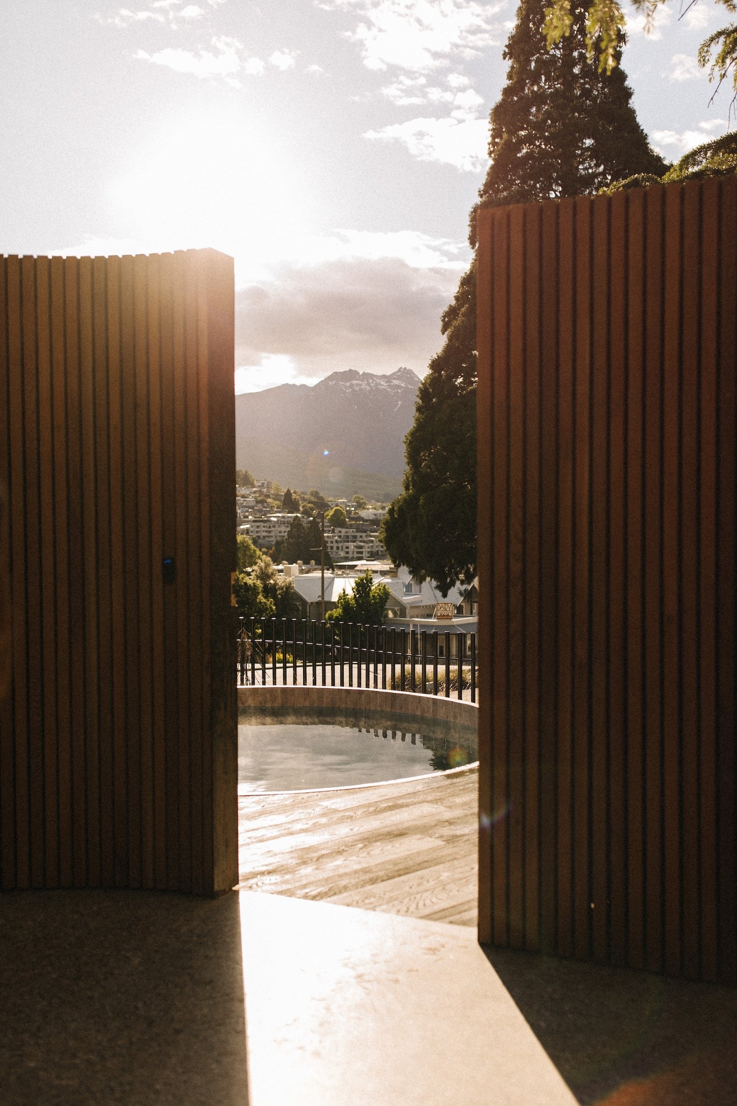 The Bathe Hot Pools Communal Pool Queenstown