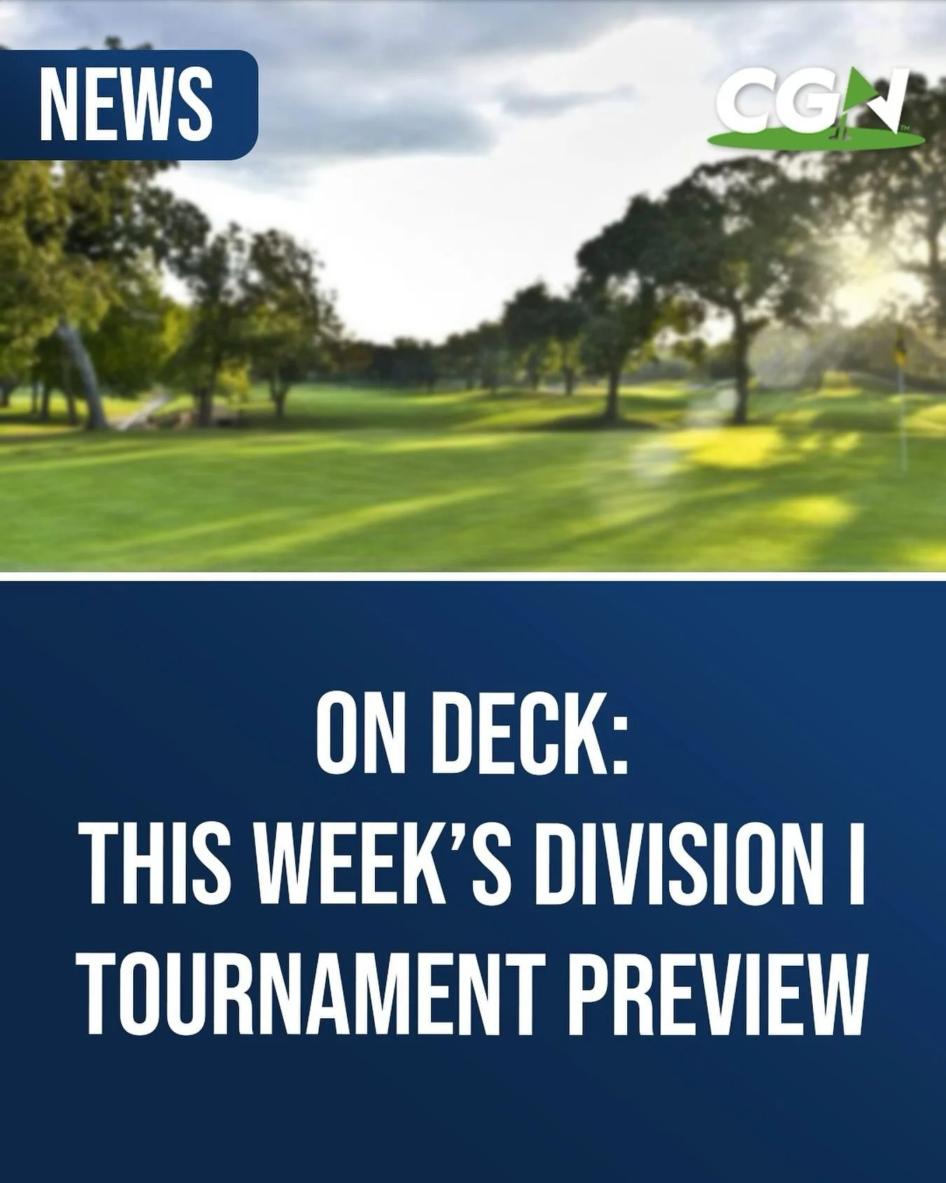 On Deck: This Week&rsquo;s Division I Tournament Preview

@clippdscoreboard @clippdgolf 

Welcome to this week&rsquo;s edition of the CGN Division I Tournament Preview. Each week, we spotlight upcoming collegiate golf tournaments, with details on cou