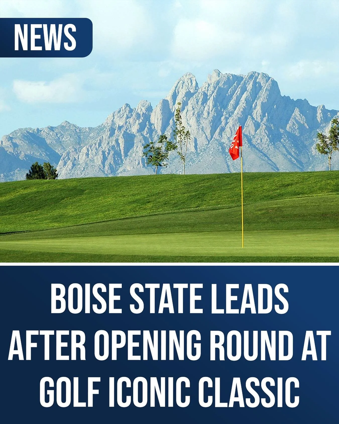 Boise State Leads After Opening Round at Golf Iconic Classic

@boisestatewomensgolf @golficonic 

Boise State set the early pace at the Golf Iconic Classic after the first round at New Mexico State University Golf Course in Las Cruces, New Mexico.

L