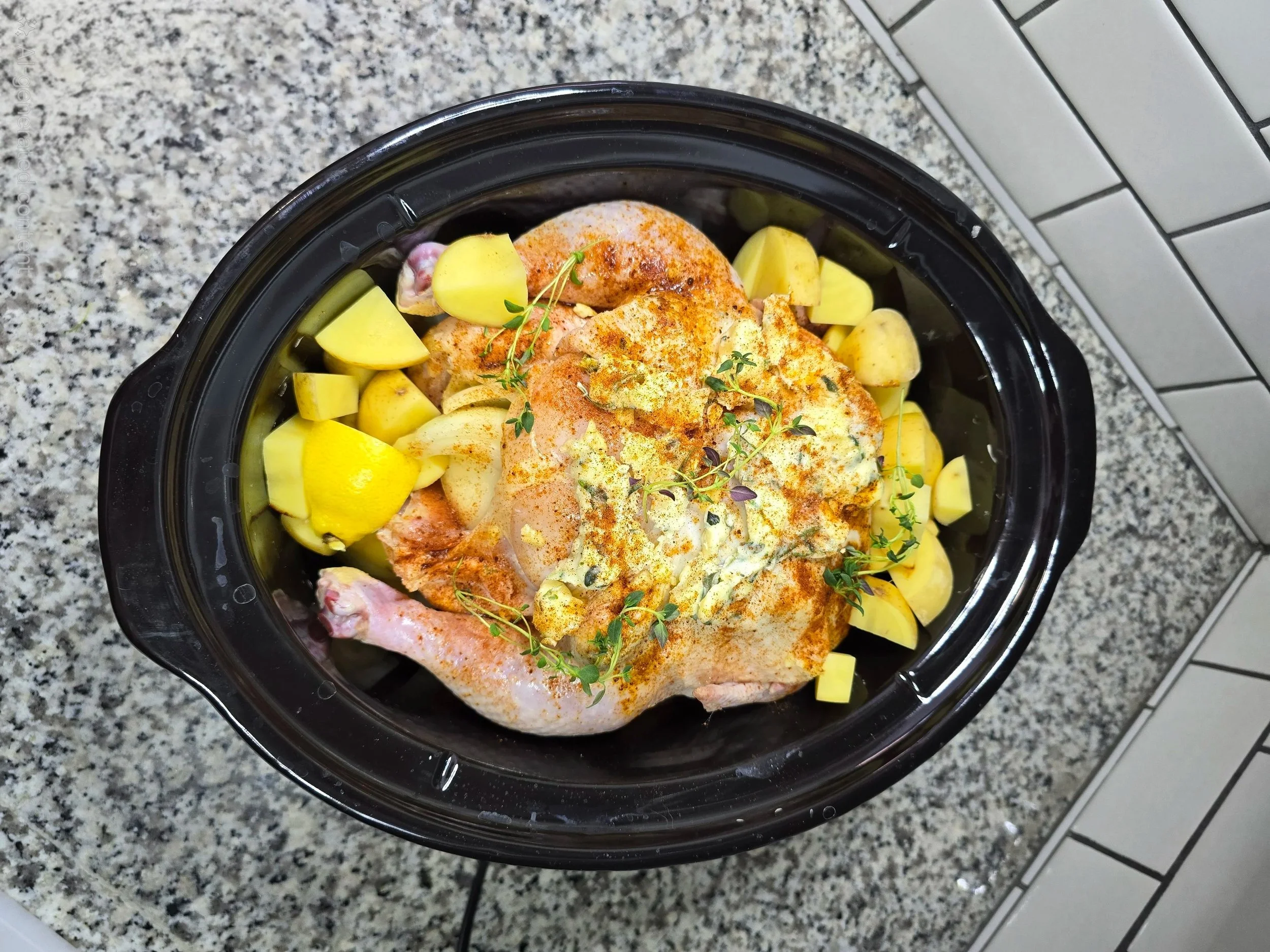 Slow Cooked Whole Chicken with Lemon and Root Vegetables | Discover ...